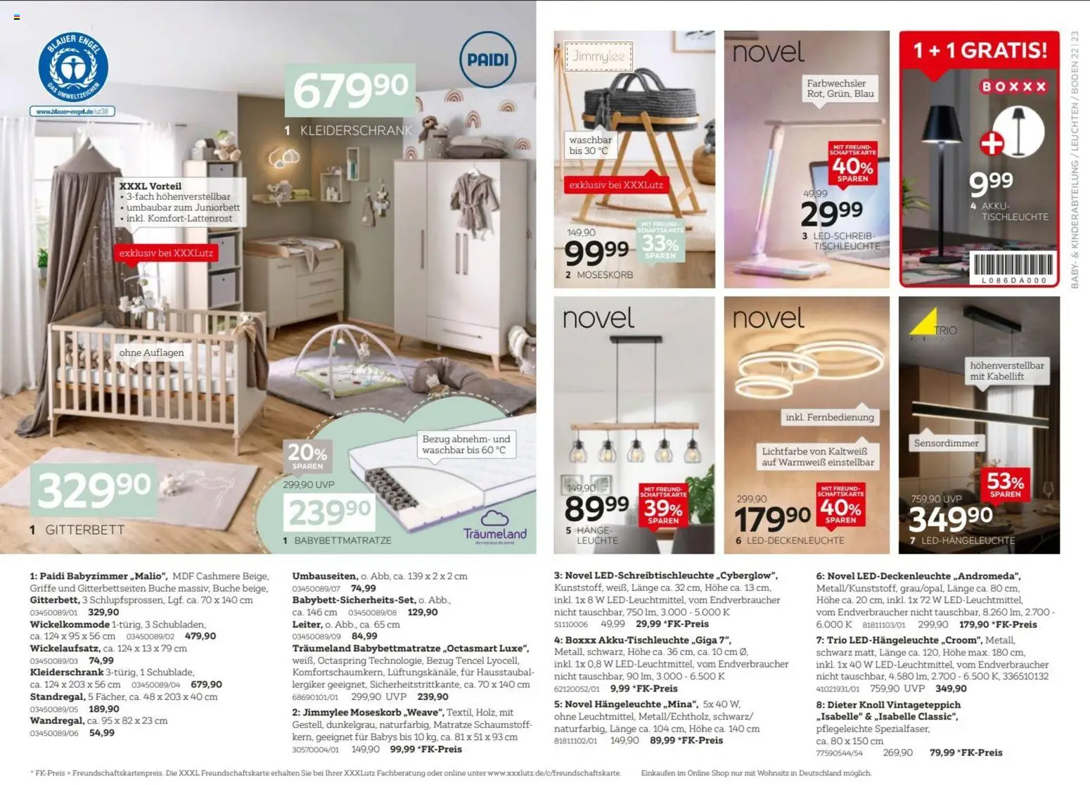 XXXLutz Nr. 1 beim Preis – gültig ab 15.08.2026 | Seite: 30 | Produkte: Matratze, Kleiderschrank