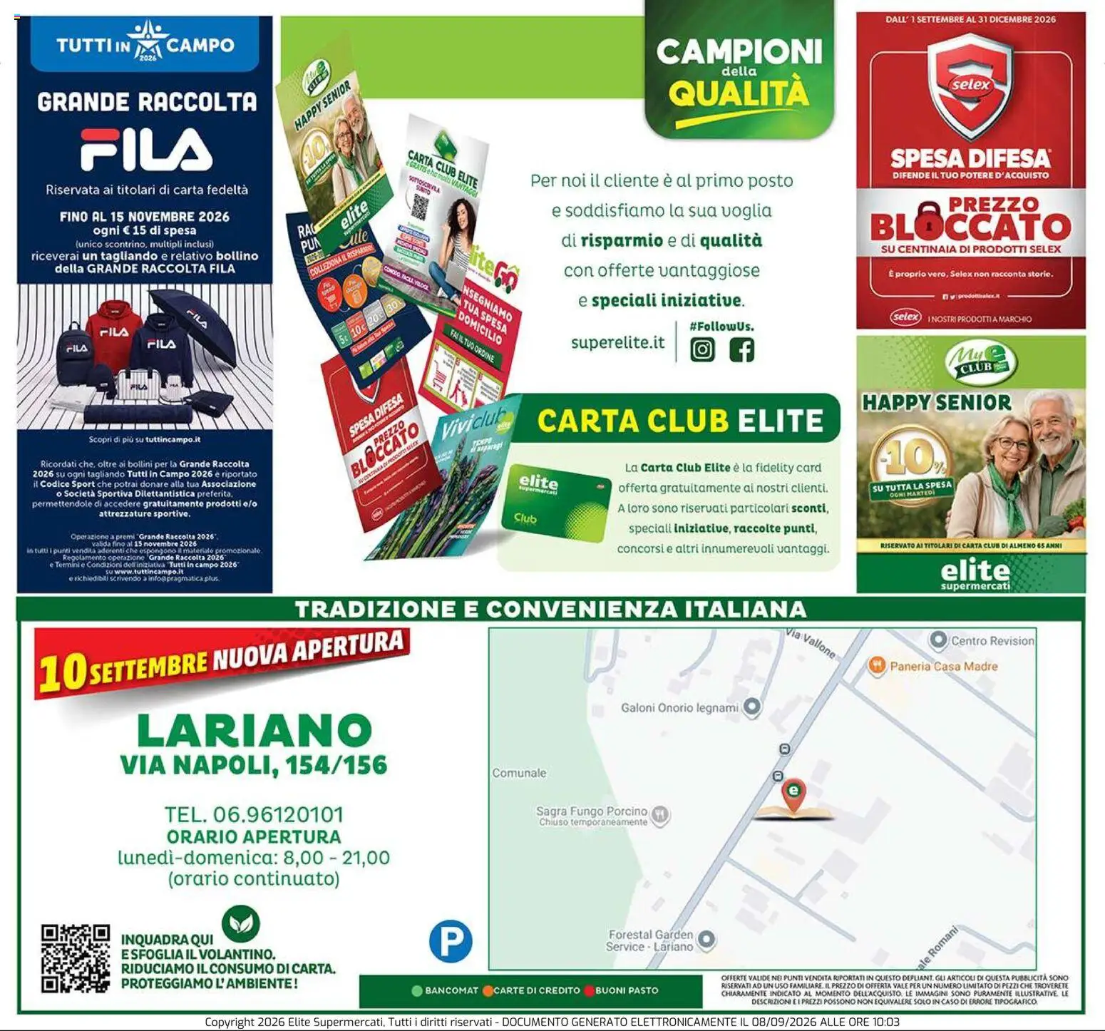 Volantino Elite Supermercati del 10/09/2026 | Pagina: 24
