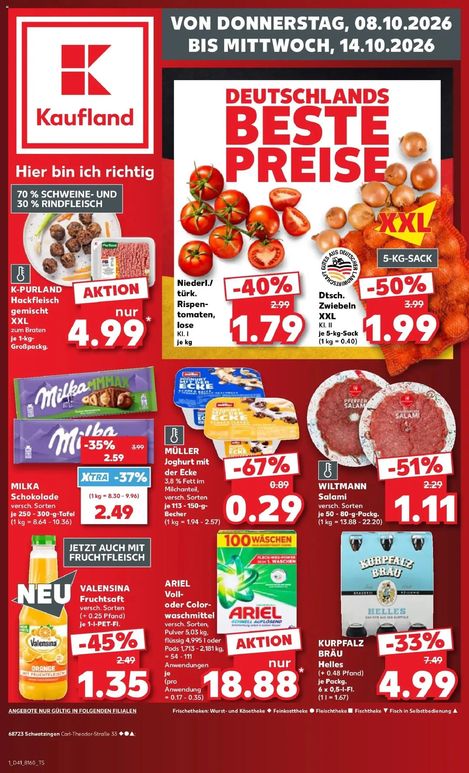Prospekt Kaufland ab 05.10.2026 » Angebote Online zum Blättern | Seite: 11 | Produkte: Fisch, Zwiebeln, Waschmittel, Fruchtsaft