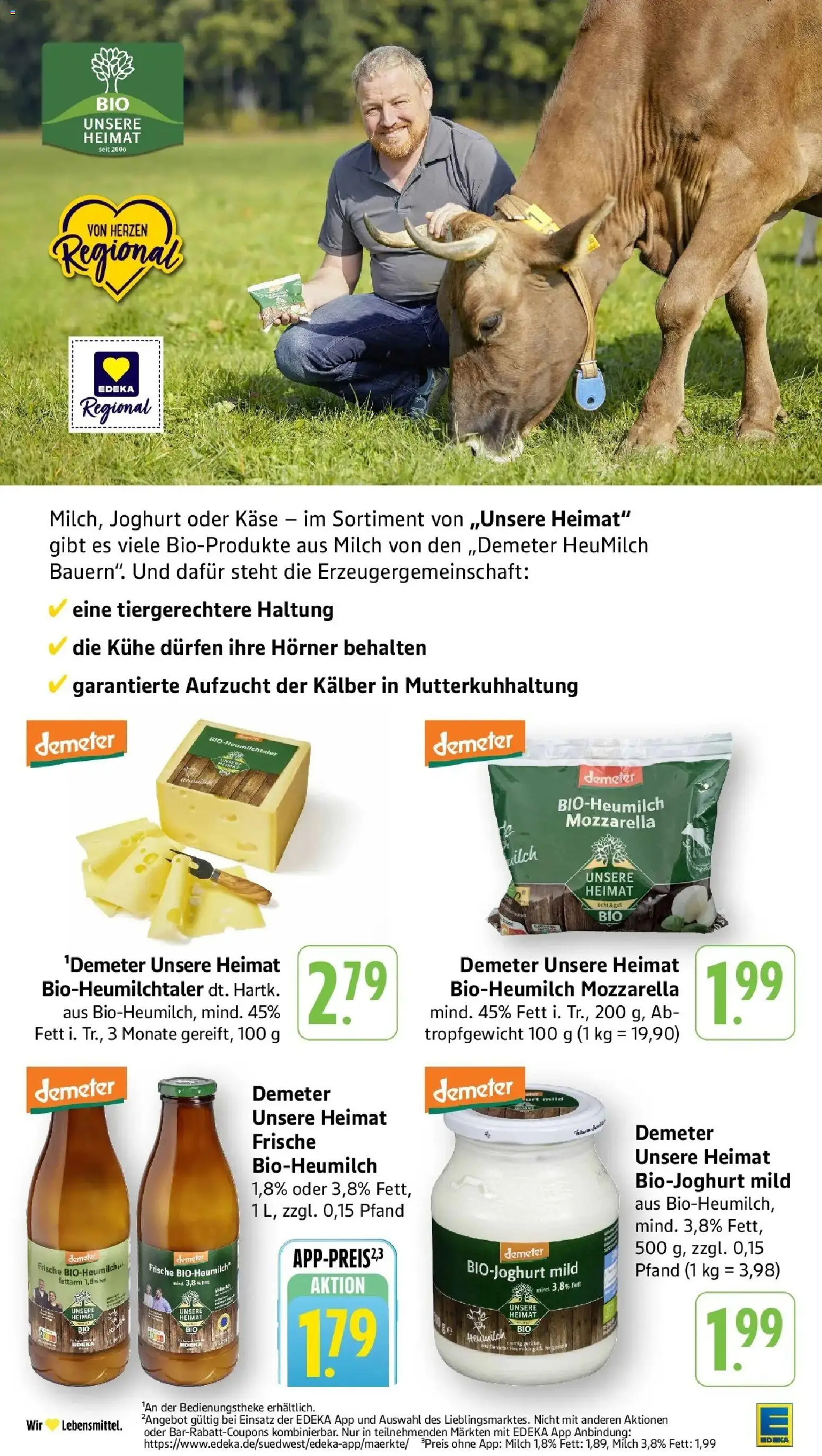 Edeka prospekt Ettenheim	 – gültig ab 10.05.2026 | Seite: 26 | Produkte: Milch, Käse, Joghurt, Mozzarella