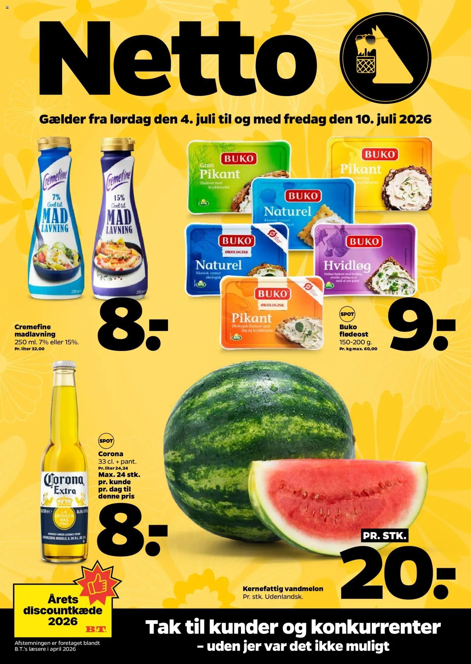 Netto tilbudsavis – gyldig fra 04/07/2026 | Side: 1