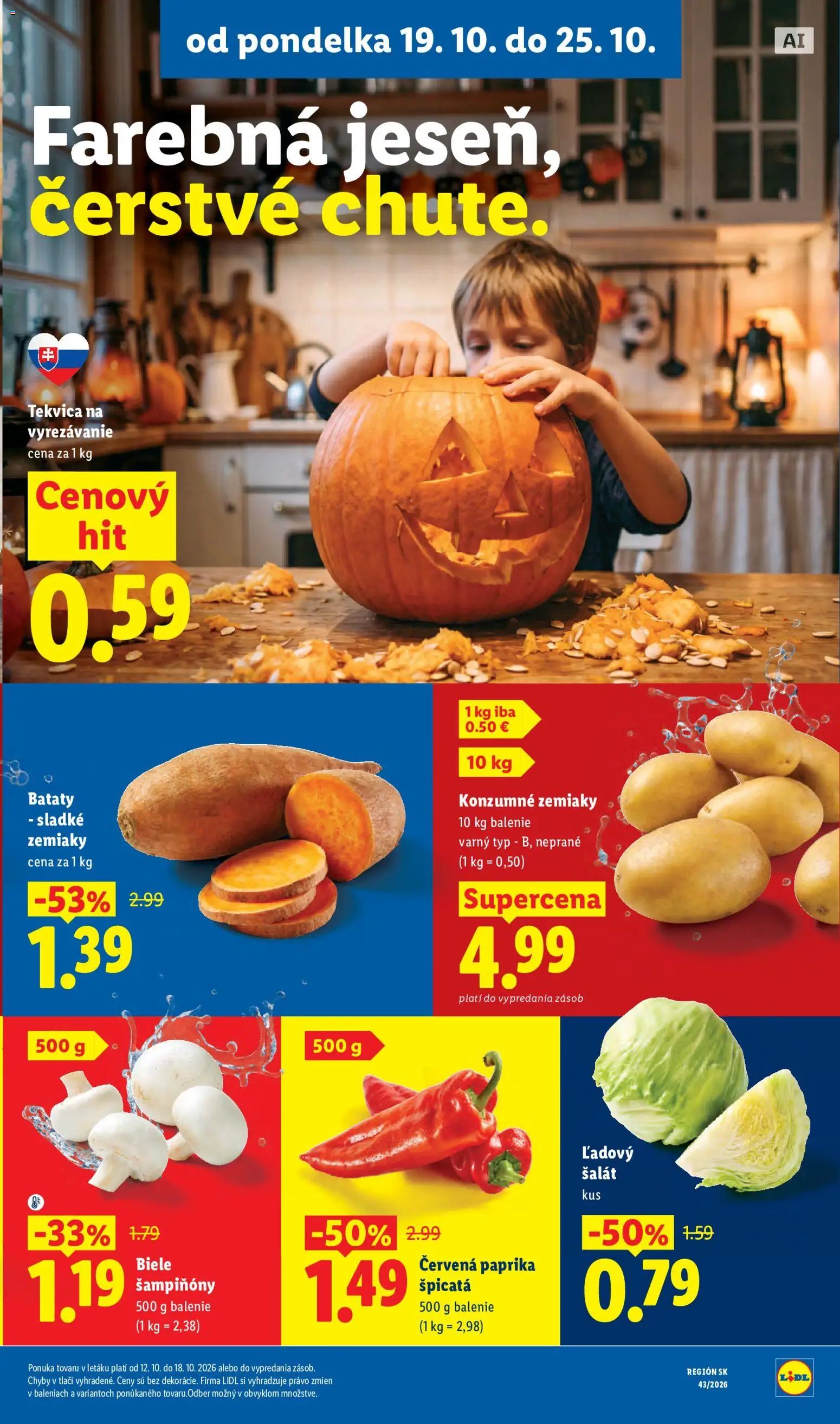 Nové Lidl akcie – leták je platný od 19.10.2026 | Strana: 13