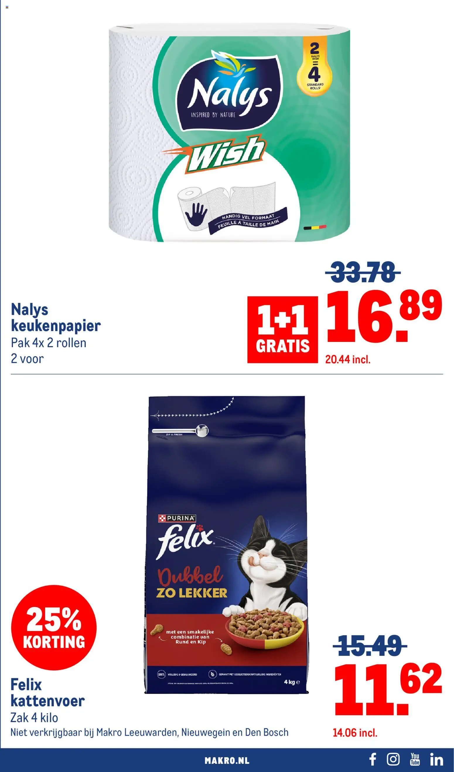 {H1} | Pagina: 37 | Producten: Keukenpapier, Zak, Kattenvoer, Ingrediënten