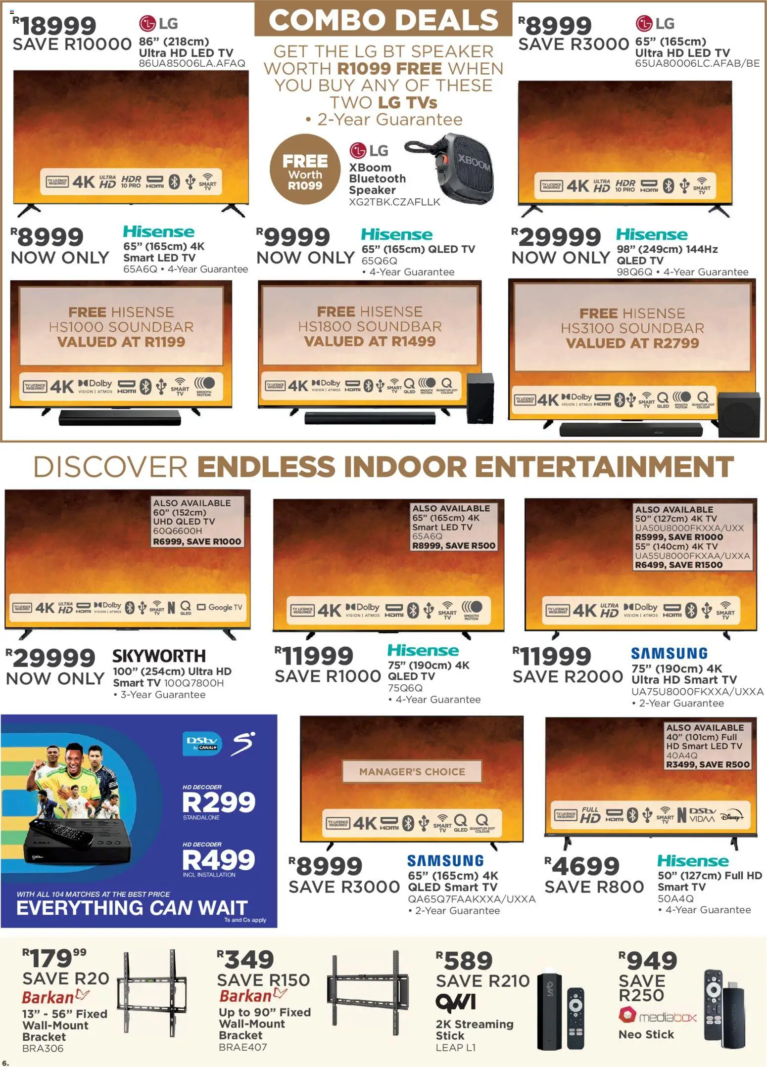 New House and Home catalogue – valid from 08.06.2026 | Page: 6 | Products: Speaker, Art, Decoder, TV