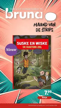 Bruna folder - strips - Voorbeeld van een folder van Bruna, geldig van 01-10-2026