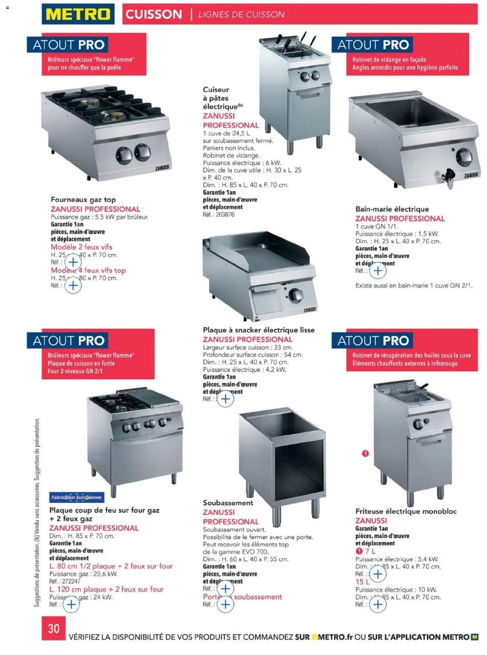{H1} | Page: 30 | Produits: Four, Plaque de cuisson, Poêle, Hygiène