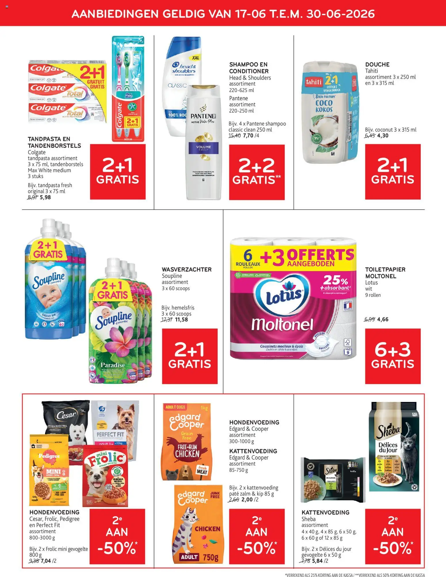 {H1} | Pagina: 9 | Producten: Libacomb, Toiletpapier, Douche, Shampoo
