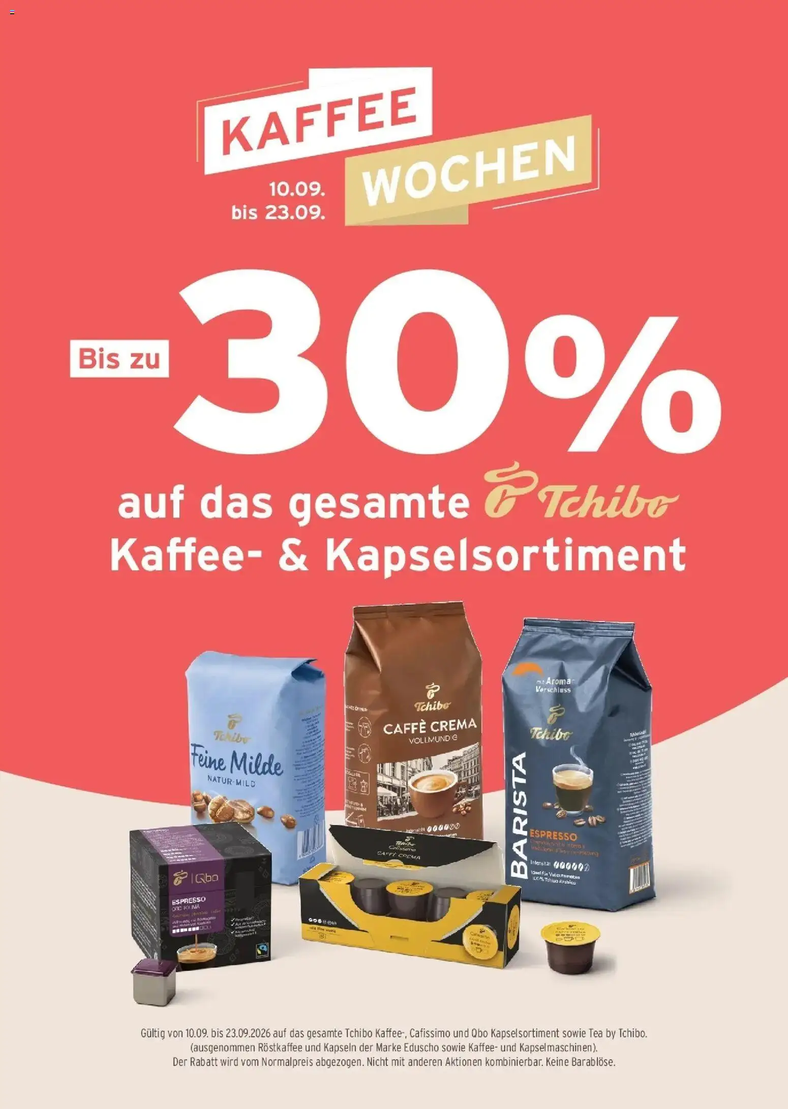 Tchibo Eduscho - Tchibo Magazin von 09.09.2026 - Aktuelle Angebote | Seite: 6 | Produkte: Kaffee