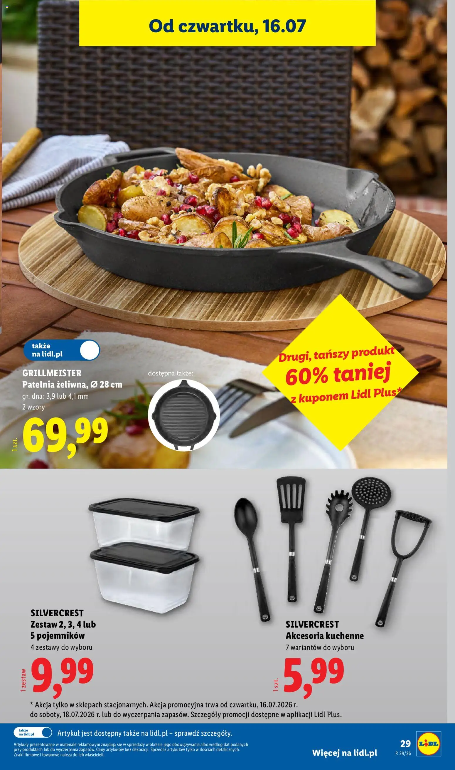 Lidl Katalog od 13.07.2026 | Strona: 35 | Produkty: Grill, Patelnia