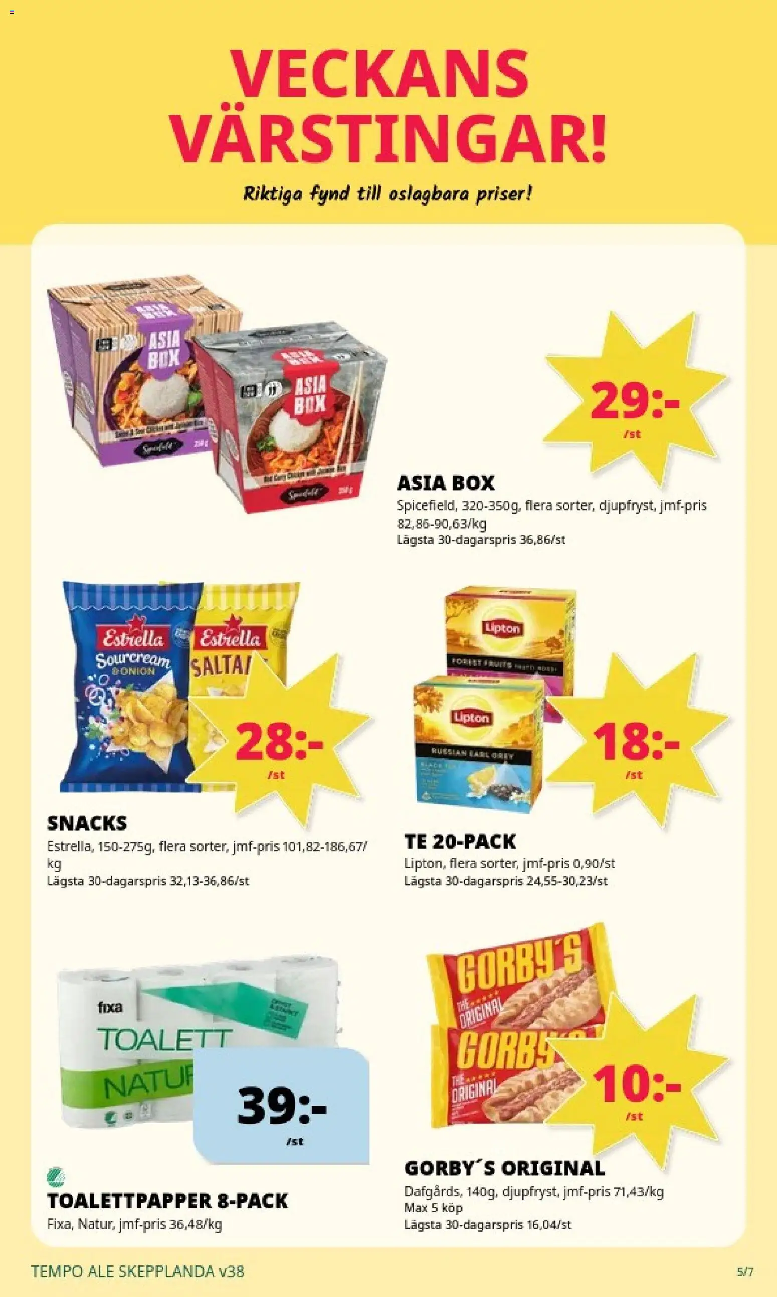 Tempo reklamblad aktuell från 14/09/2026 | Sida: 5