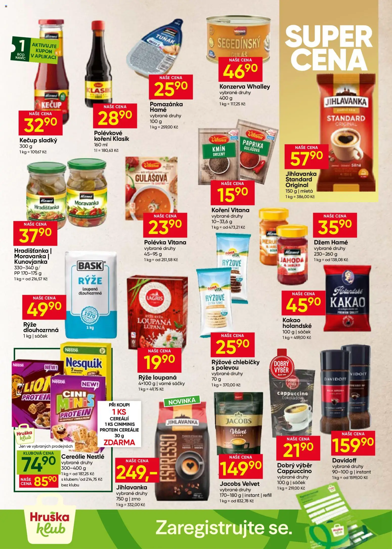 Hruška leták od 12.08.2026 | Strana: 7 | Produkty: Cereálie, Paprika, Jacobs, Sáček