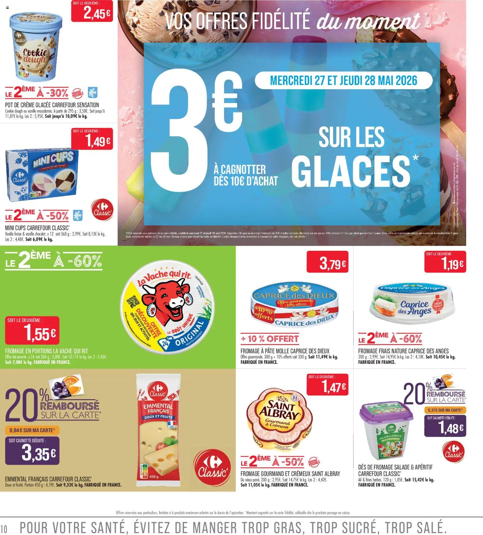 {H1} | Page: 10 | Produits: Cire, Fraise, Crème, Fromage frais