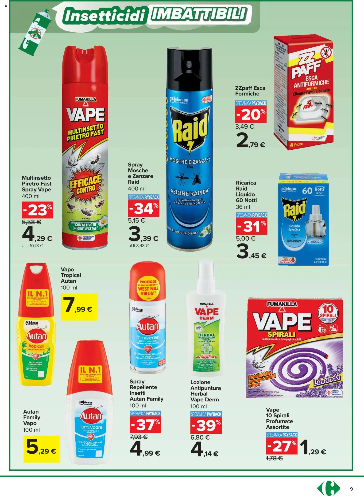 Volantino Carrefour del 16/07/2026 | Pagina: 9 | Prodotti: Noci, Lavanda, Aloe vera