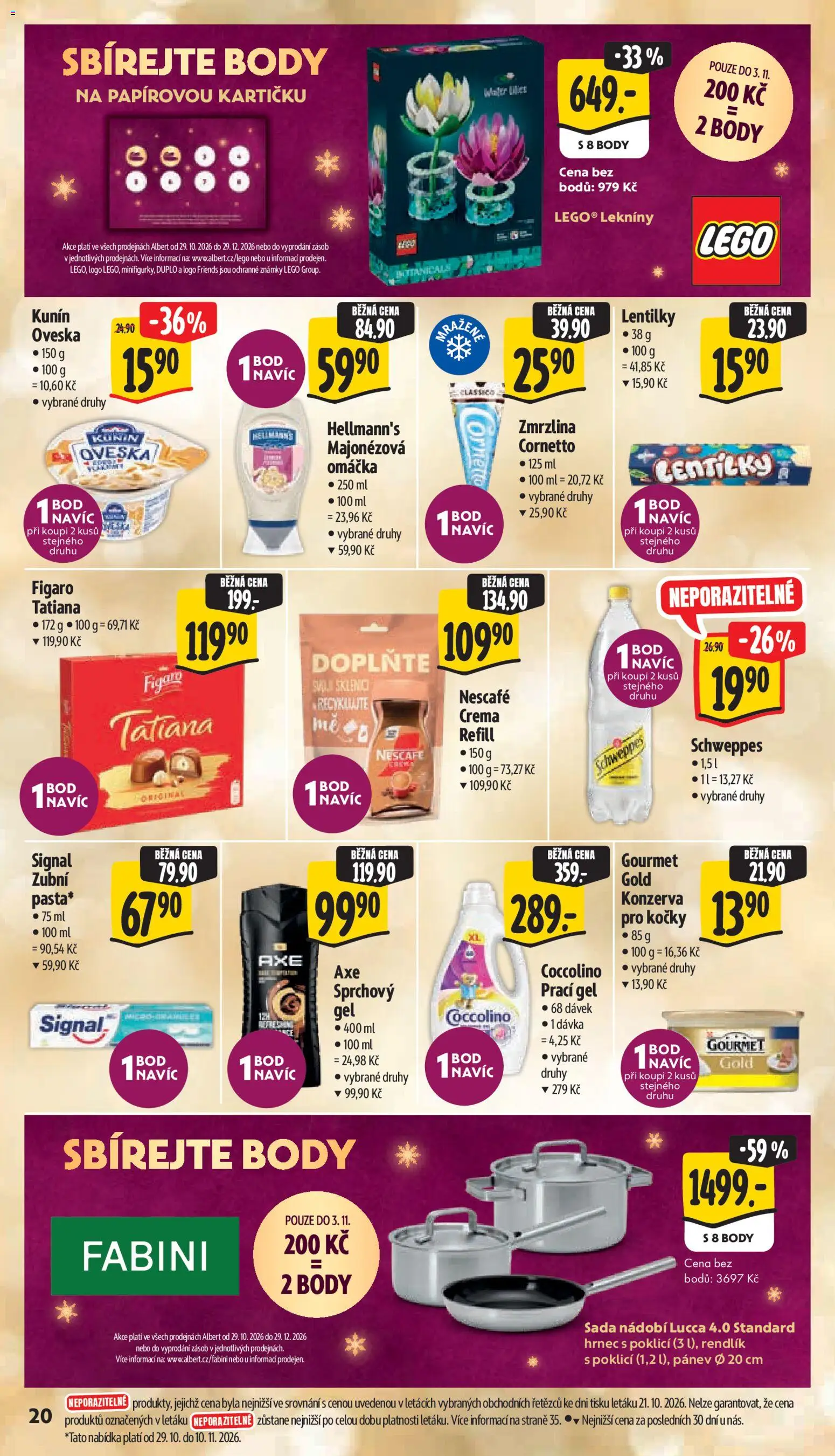 Albert leták - Hypermarket Jablonec nad Tisou od 28.10.2026 | Strana: 32