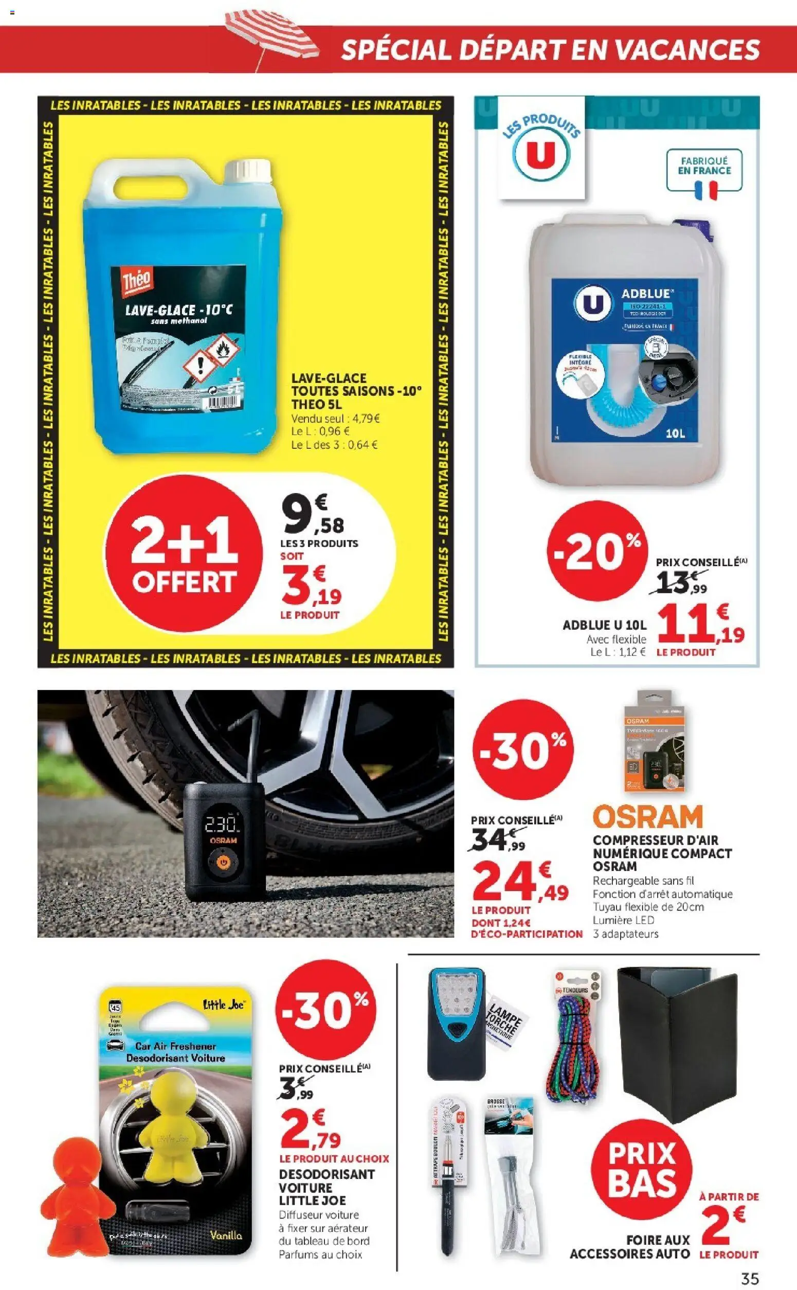 {H1} | Page: 35 | Produits: Compresseur, Désodorisant, Tuyau, Lampe