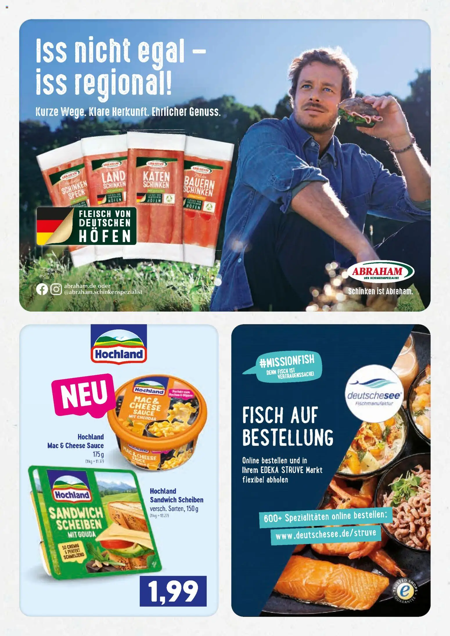 Edeka Struve Prospekt – gültig ab 12.10.2026 | Seite: 14 | Produkte: Spezialitäten, Fisch, Schinken, Fleisch
