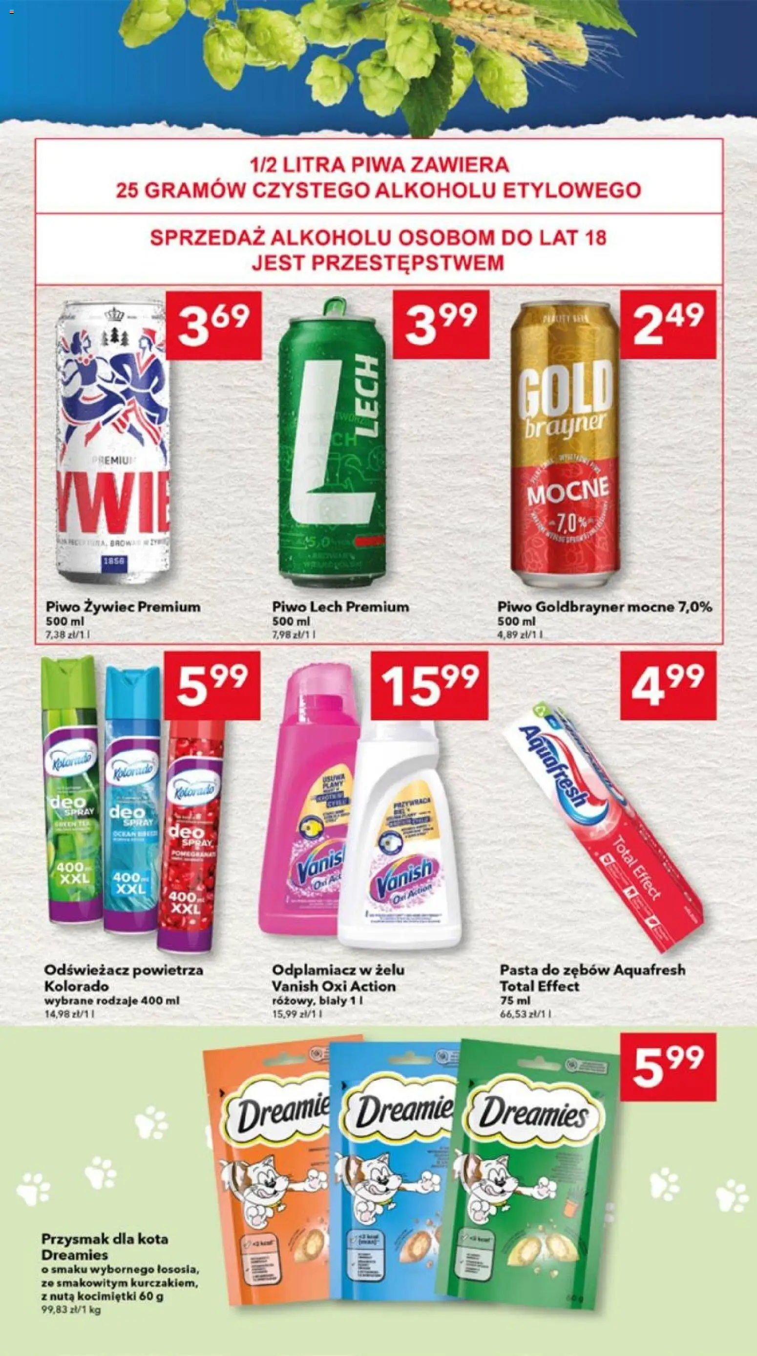 Lewiatan gazetka - Lublin od 03.09.2026 | Strona: 7 | Produkty: Odświeżacz, Vanish, Odświeżacz powietrza, Odplamiacz