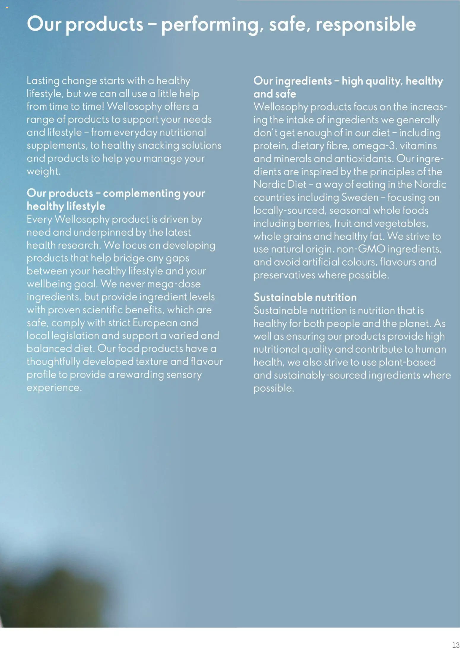 Oriflame catalogue page 13