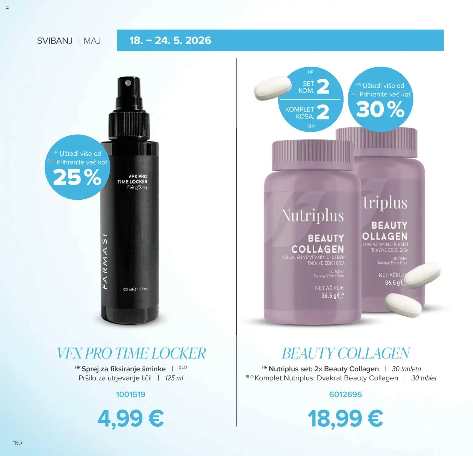Farmasi katalog | vrijedi od 01.05.2026 | Stranica: 160 | Proizvodi: Tablet, Tableta