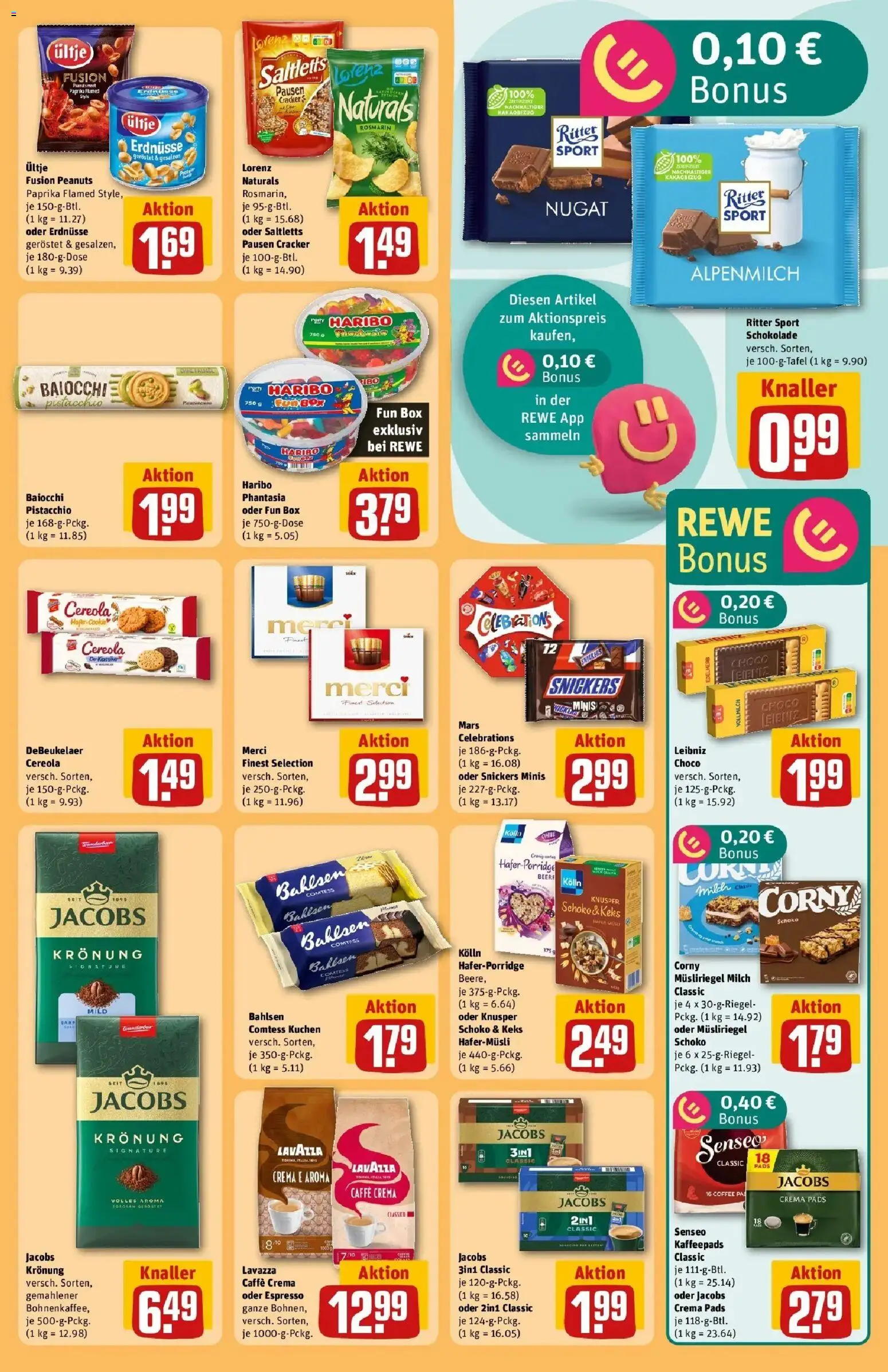Rewe Prospekt Lutherstadt Eisleben – gültig ab 17.05.2026 | Seite: 31 | Produkte: Merci, Haribo, Ritter sport, Paprika