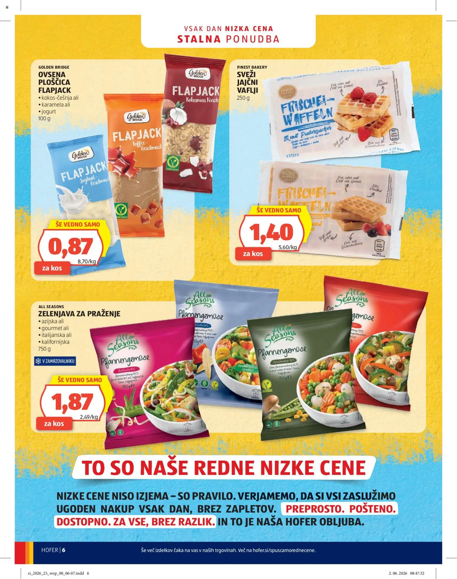 Hofer SI katalog | vrijedi od 10.06.2026 | Stranica: 6 | Proizvodi: Jogurt, Karamela
