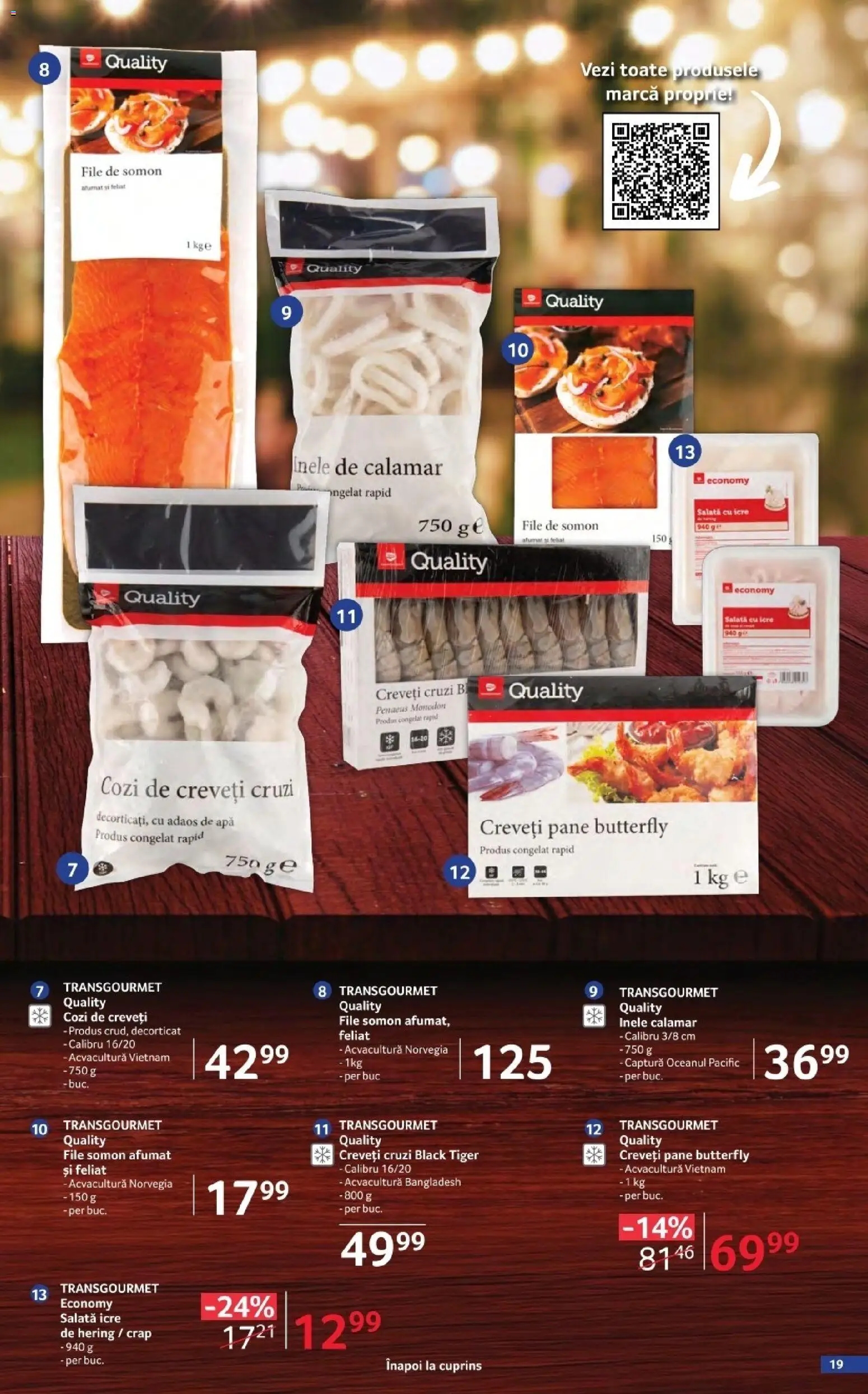 Noul catalog Selgros – valabil de la 17.04.2026 | Pagină: 19 | Produse: Salată cu icre, Salată, Apă