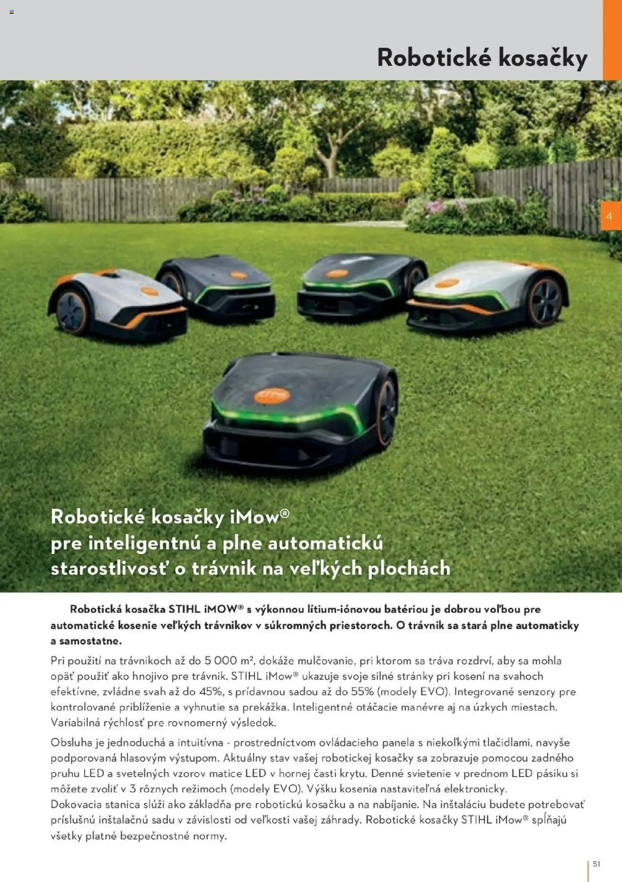 Nové STIHL akcie – leták je platný od 29.09.2025 | Strana: 51 | Produkty: Robotická kosačka, Kosačka, Kosačky