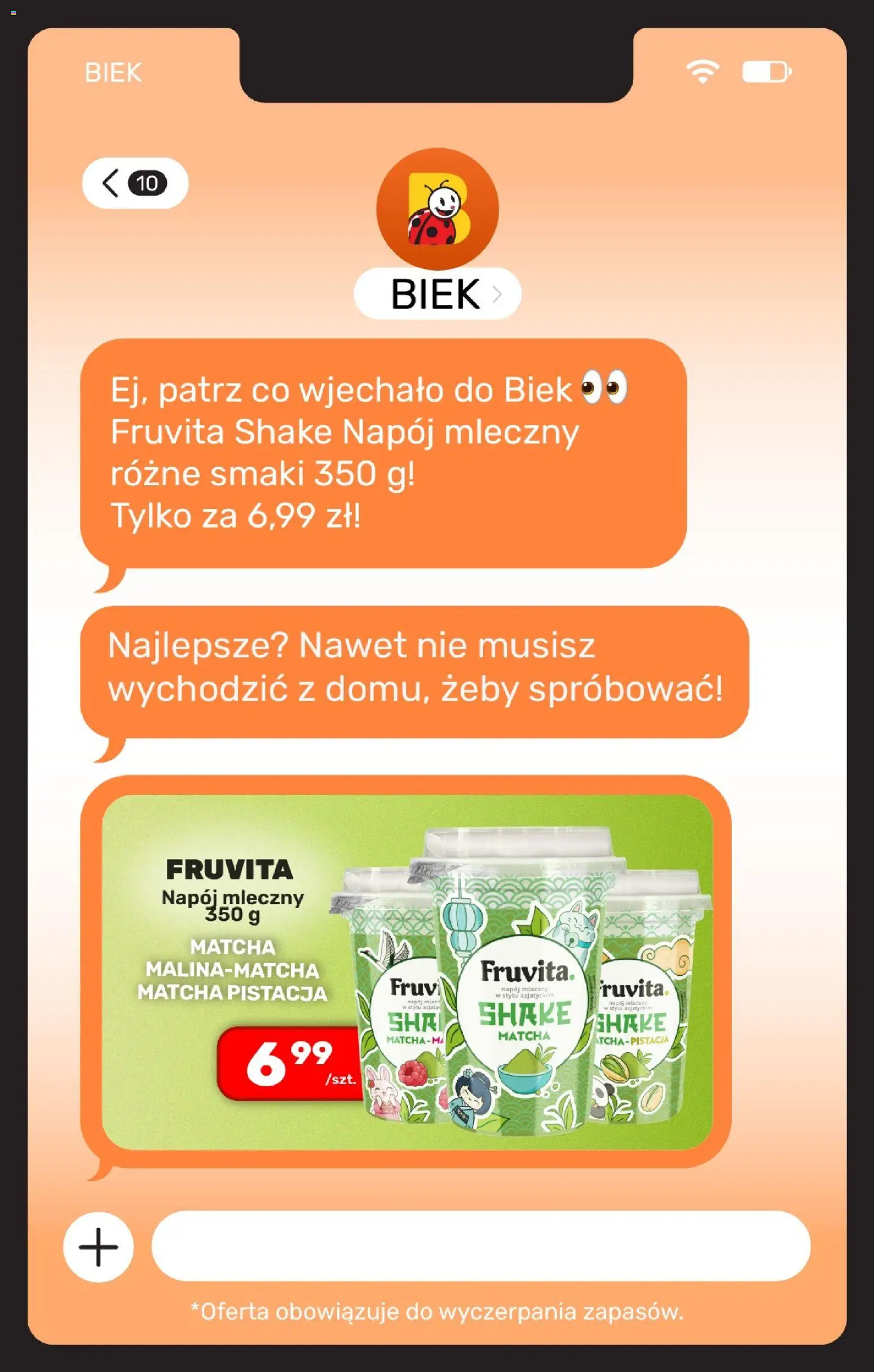 Biedronka Polsko leták - BIEK od 17.07.2026 | Strana: 15 | Produkty: Matcha