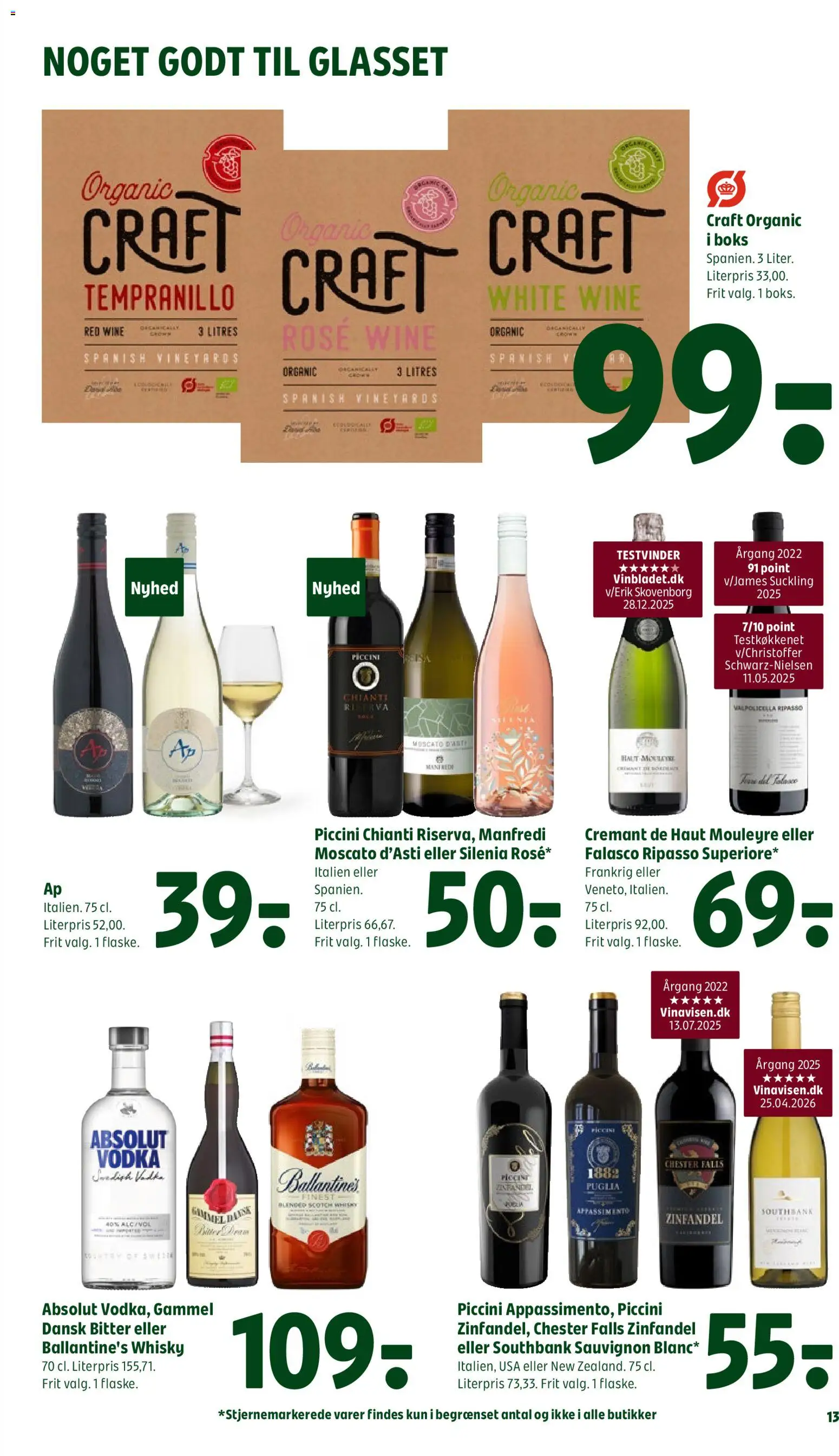 Coop 365 tilbudsavis – gyldig fra 06/08/2026 | Side: 17 | Produkter: Boks, Vodka, Whisky