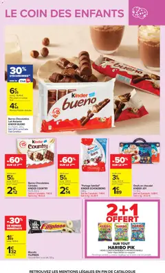 Carrefour - Prévisualisation de Barres Chocolatées Lait Noisette KINDER BUENO, 8 x 2 barres, 344 g. valide à partir de 24/08/2026 | Page: 9