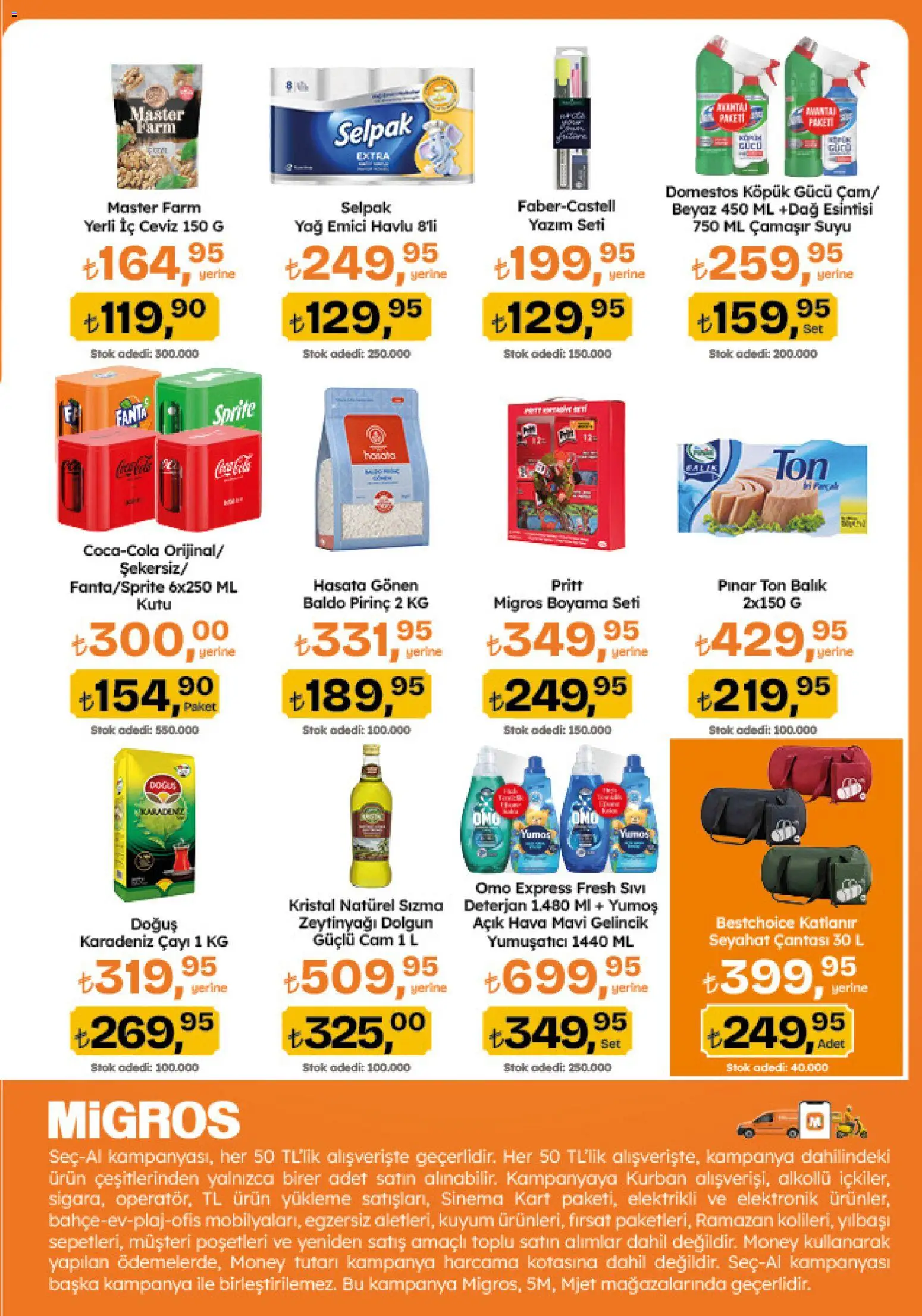 Migros aktüel ürünler kataloğu yayımlandı! Bu hafta 20 Ağustos 2026 - 09 Eylül 2026 günü Migros indirimli ürünleri