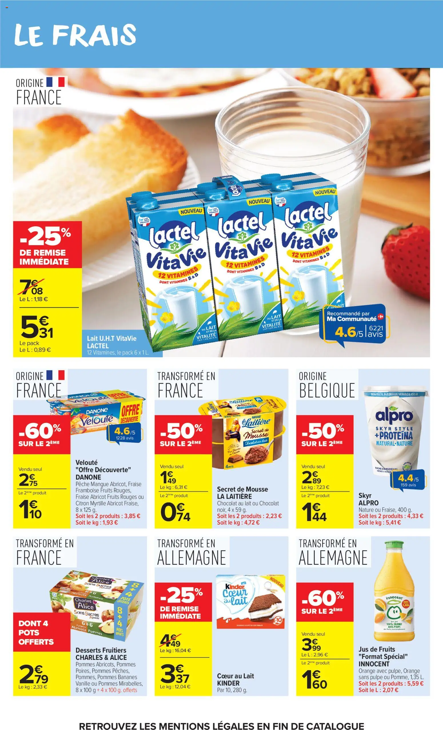 {H1} | Page: 30 | Produits: Citron, Fraise, Mangue, Pommes
