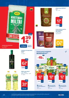 MAXIMA leidinys galioja nuo 2026.10.13 | Puslapis: 22 | Prekių: Kukurūzai, Aliejus, Prieskoniai, Žirneliai