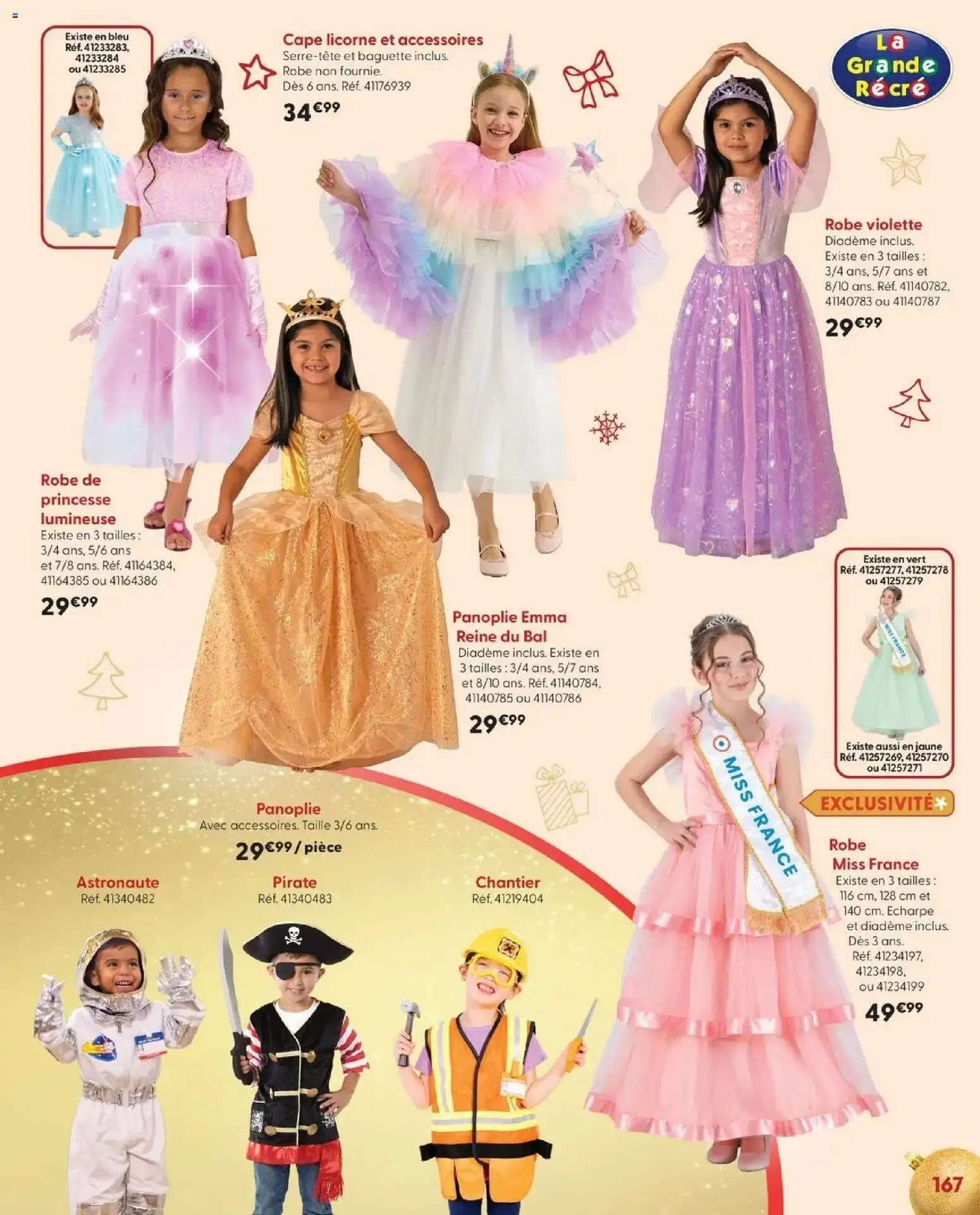 La Grande Récré - LE NOËL DE TOUTES LES PASSIONS à partir du 14/10/2026 - promo en ligne | Page: 167 | Produits: Robe, Écharpe, Baguette