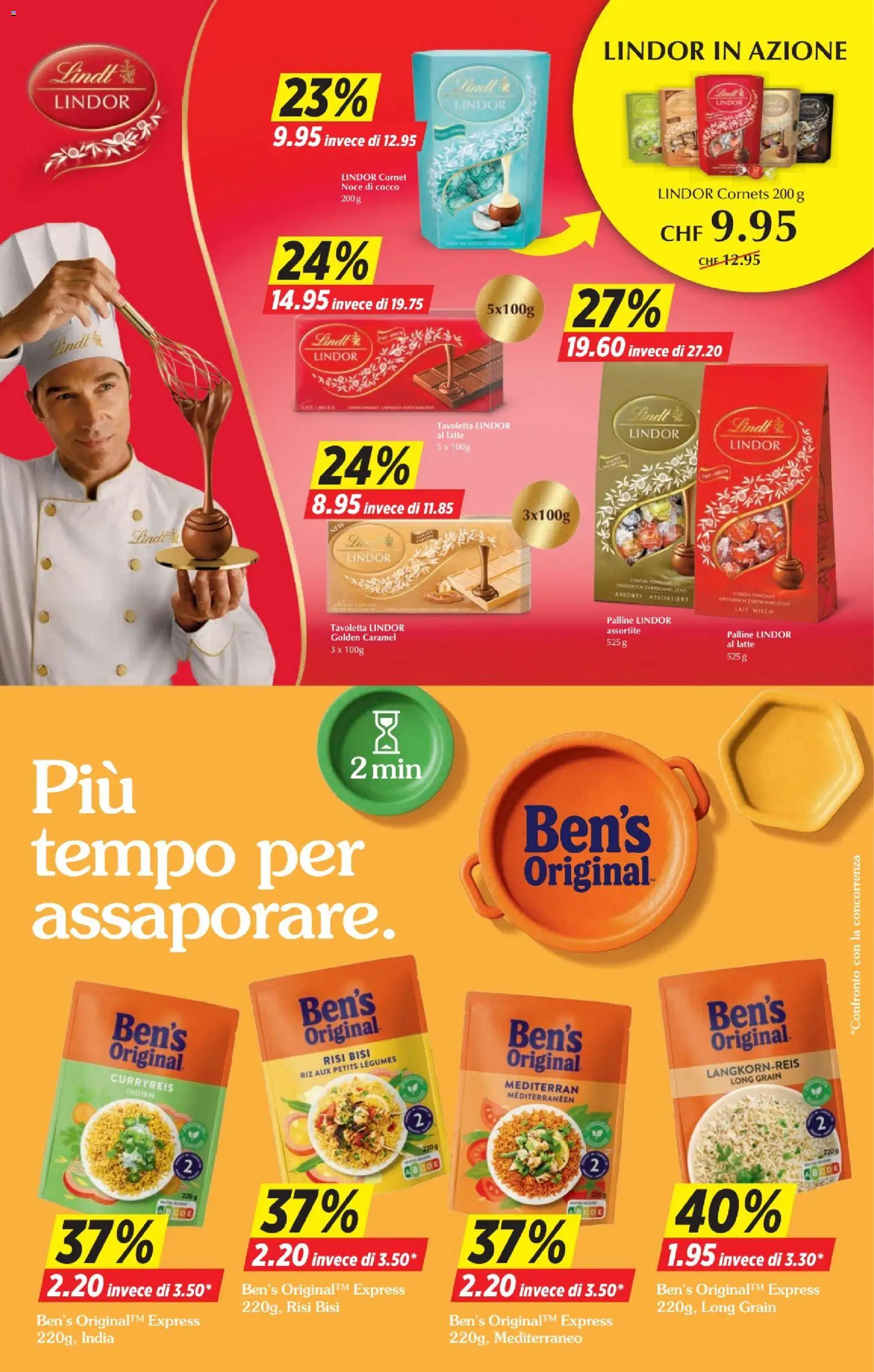 Denner aktionen IT – gültig ab 13.08.2026 | Seite: 3 | Produkte: Milch, Lindor