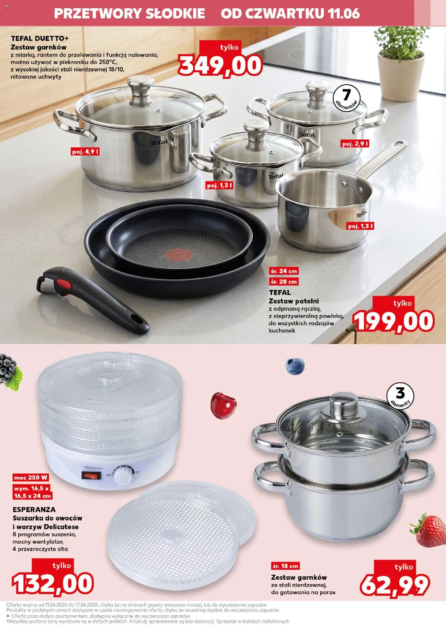 Kaufland Polsko leták - Kochamy przetwory od 11.06.2026 | Strana: 5 | Produkty: Tefal