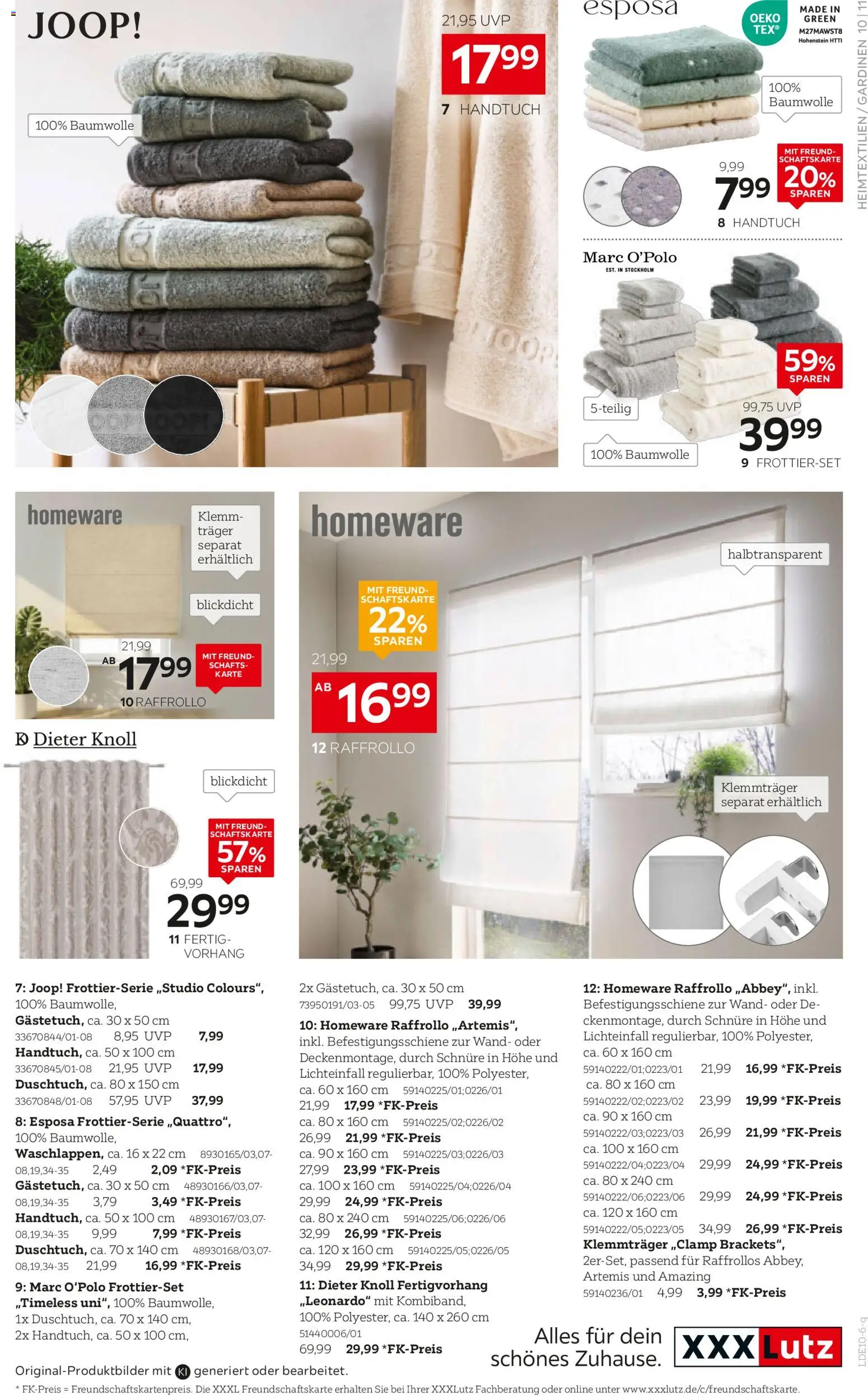 XXXLutz Haushalt & Wohnaccessoires – gültig ab 10.10.2026 | Seite: 11 | Produkte: Vorhang