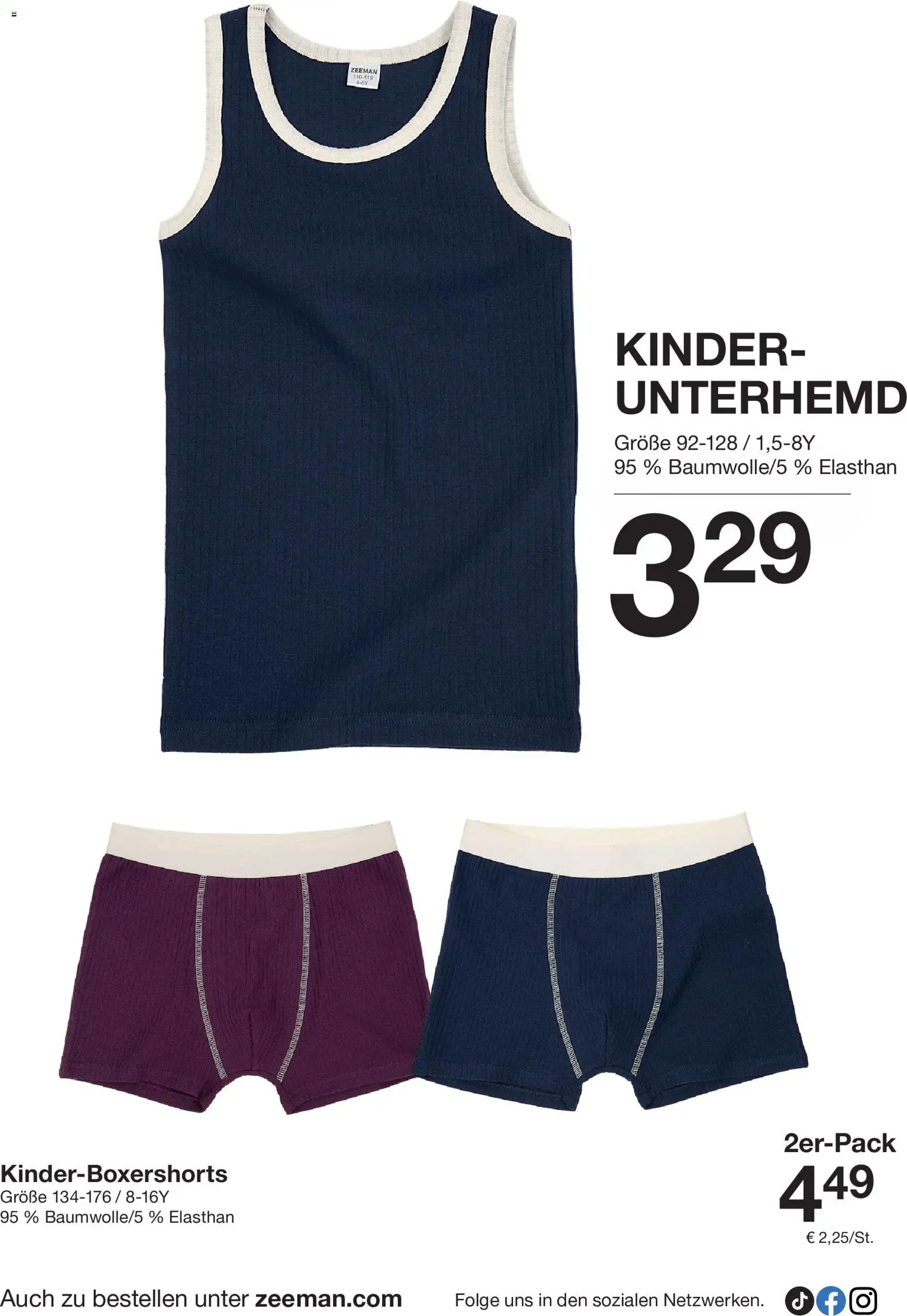 Zeeman Prospekt – gültig ab 05.09.2026 | Seite: 14 | Produkte: Unterhemd
