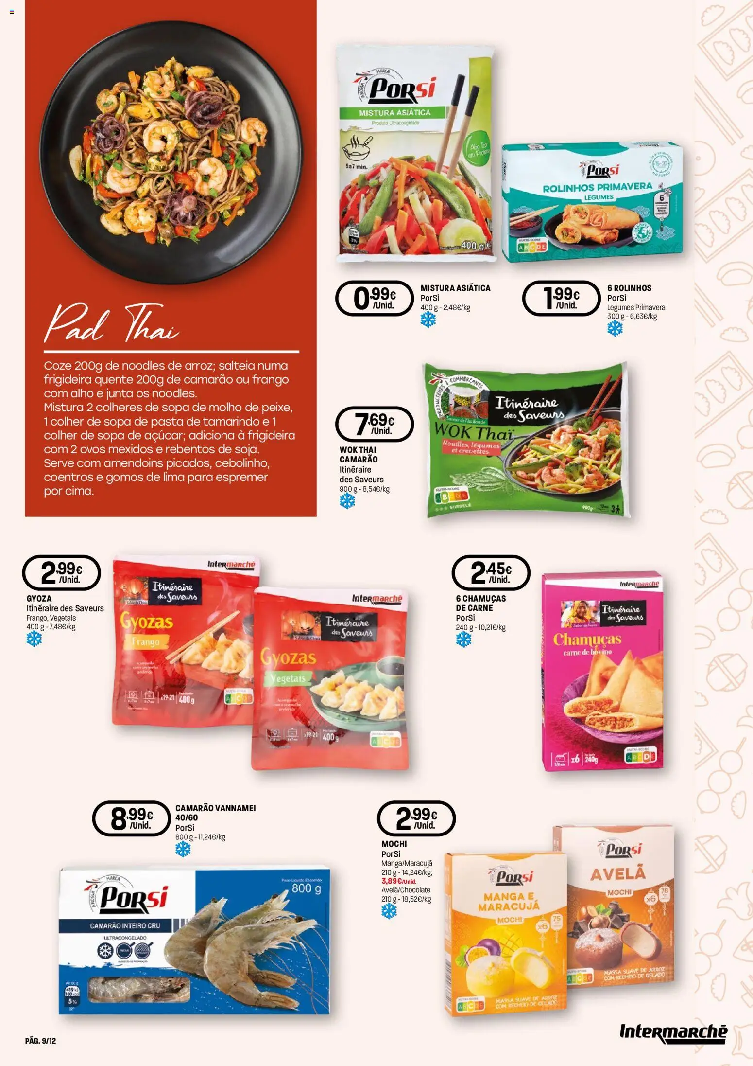 Intermarché folheto Super │ válido de 30/07/2026 | Página: 9 | Produtos: Amendoins, Frigideira, Sopa, Colheres