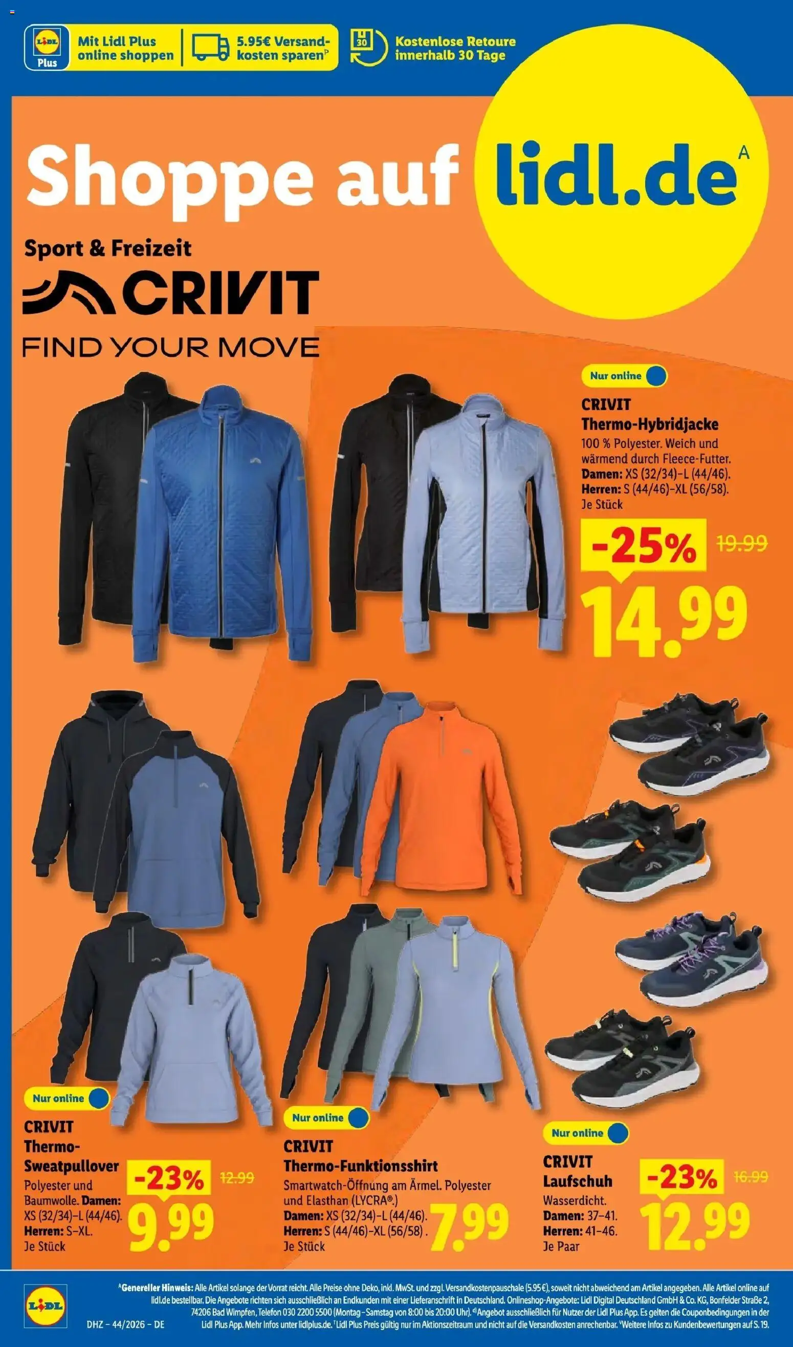 Lidl Prospekt Senftenberg (ab 26.10.2026) zum Blättern » Angebote | Seite: 6 | Produkte: Shirt, Bad, Pullover, Telefon