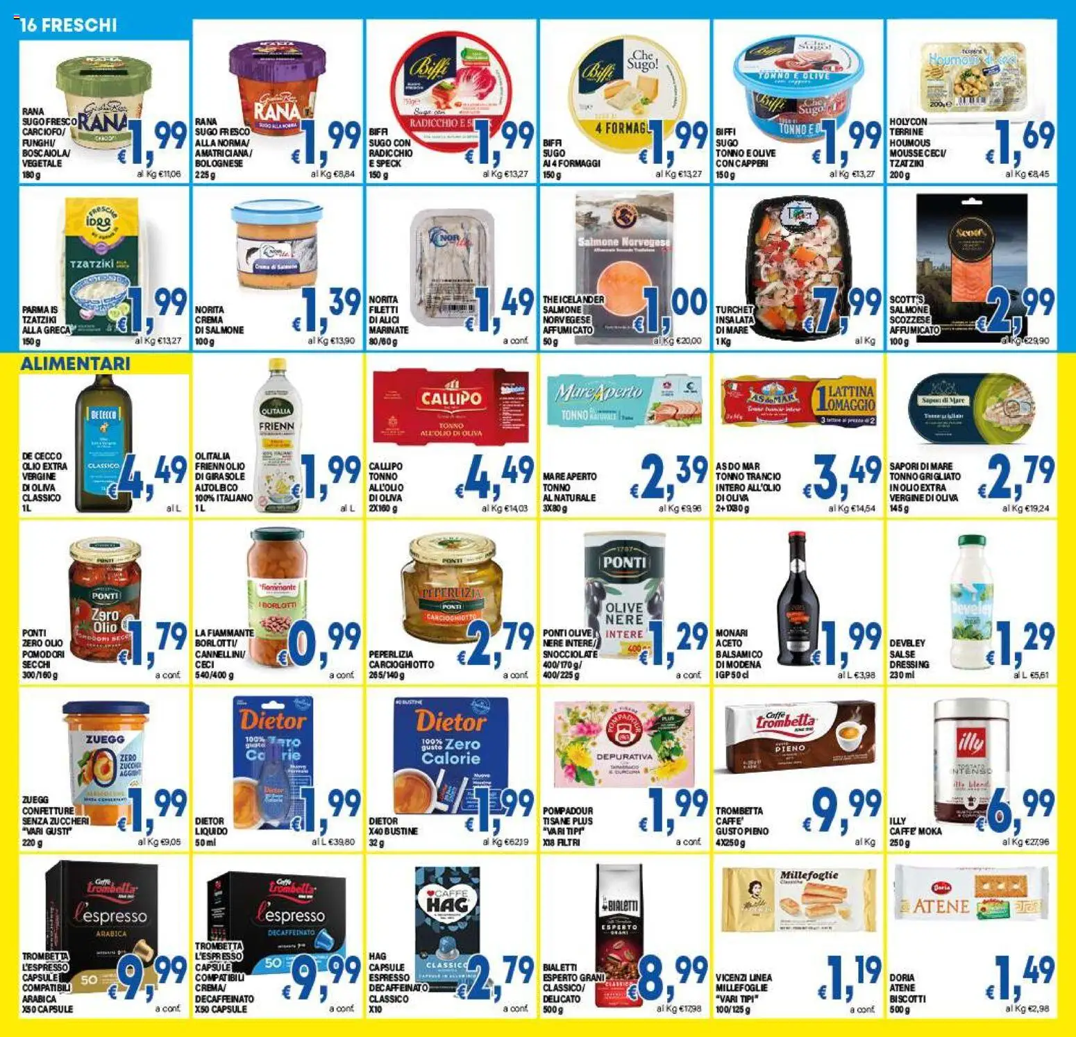Volantino DEM del 02/10/2026 | Pagina: 16 | Prodotti: Speck, Ceci, De Cecco, Aceto