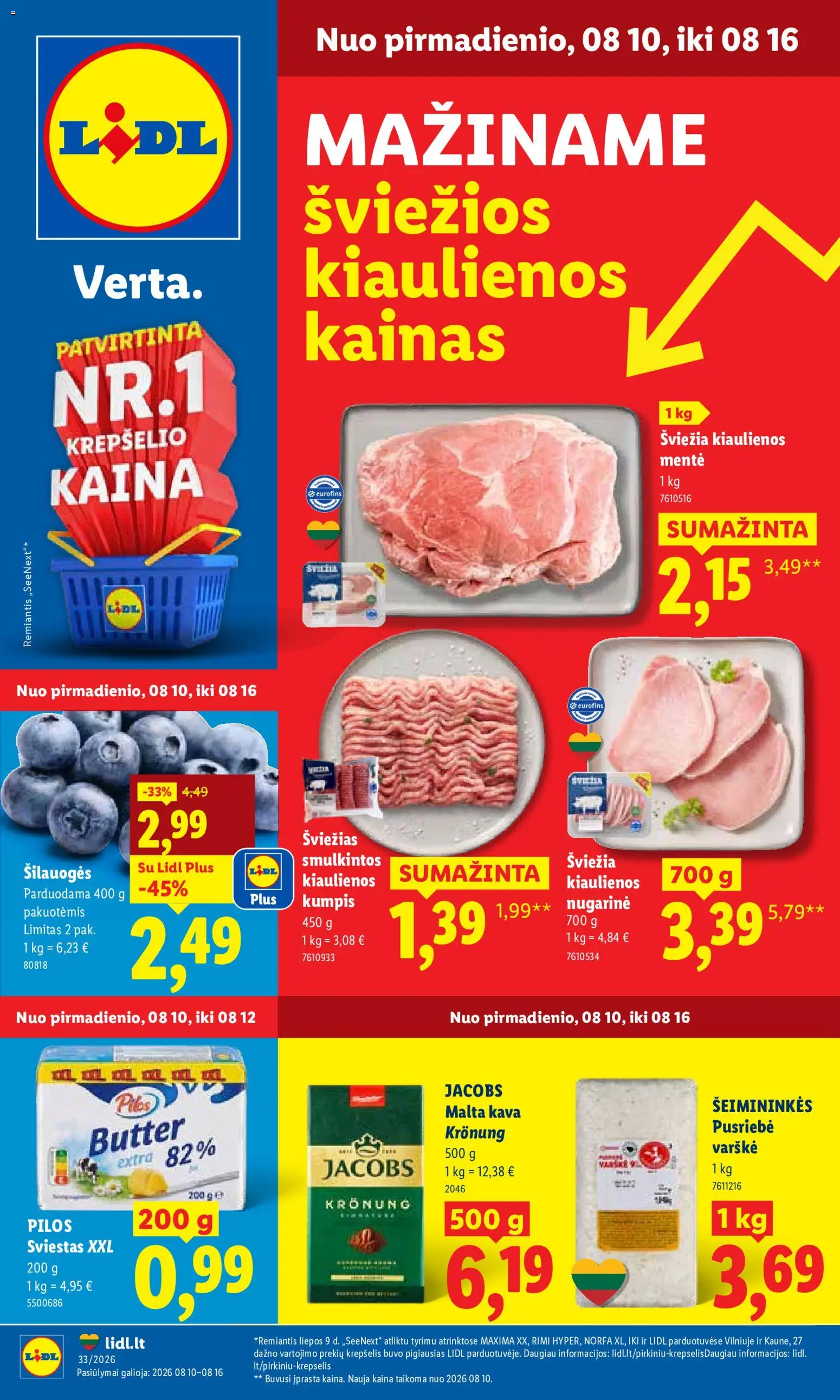 LIDL akcijos nuo 2026.08.10 | Puslapis: 1