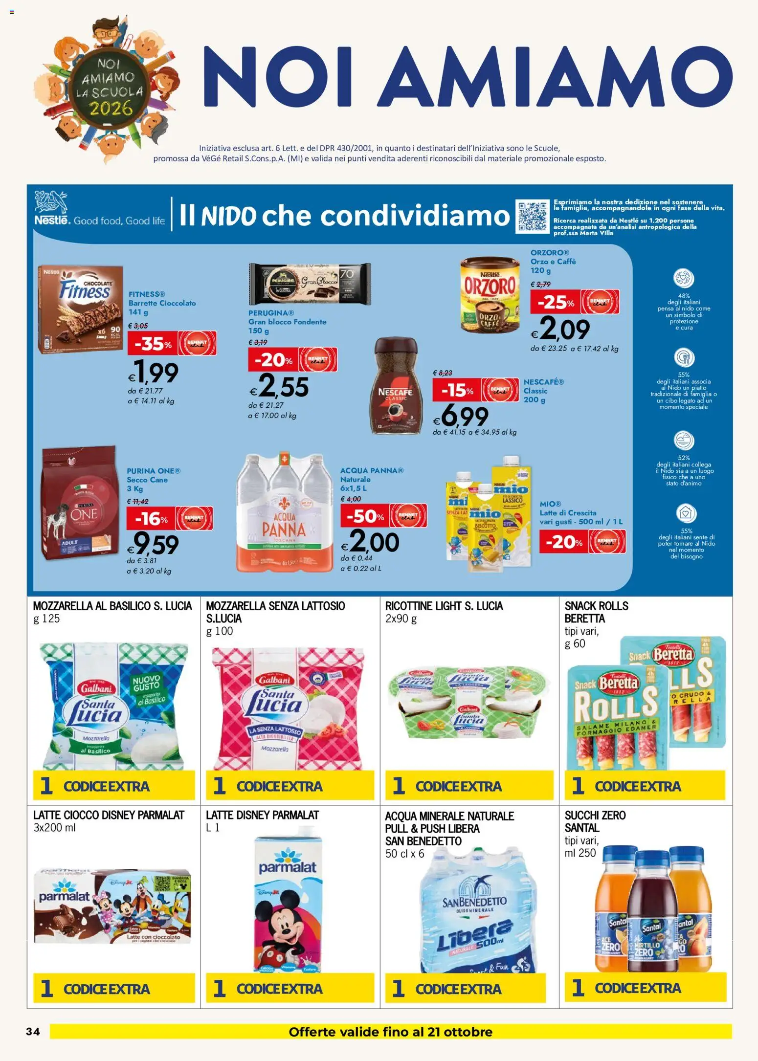 Volantino bennet del 08/10/2026 | Pagina: 34