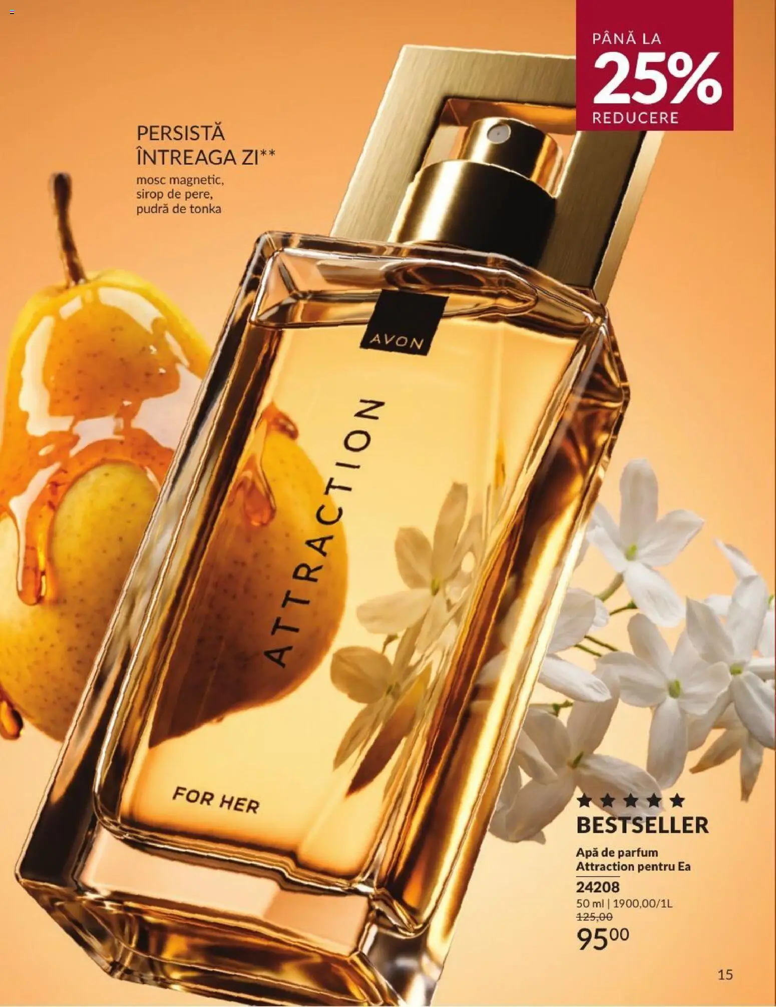 Noul catalog Avon – valabil de la 01.09.2026 | Pagină: 15 | Produse: Apă de parfum, Pudră, Sirop, Apă