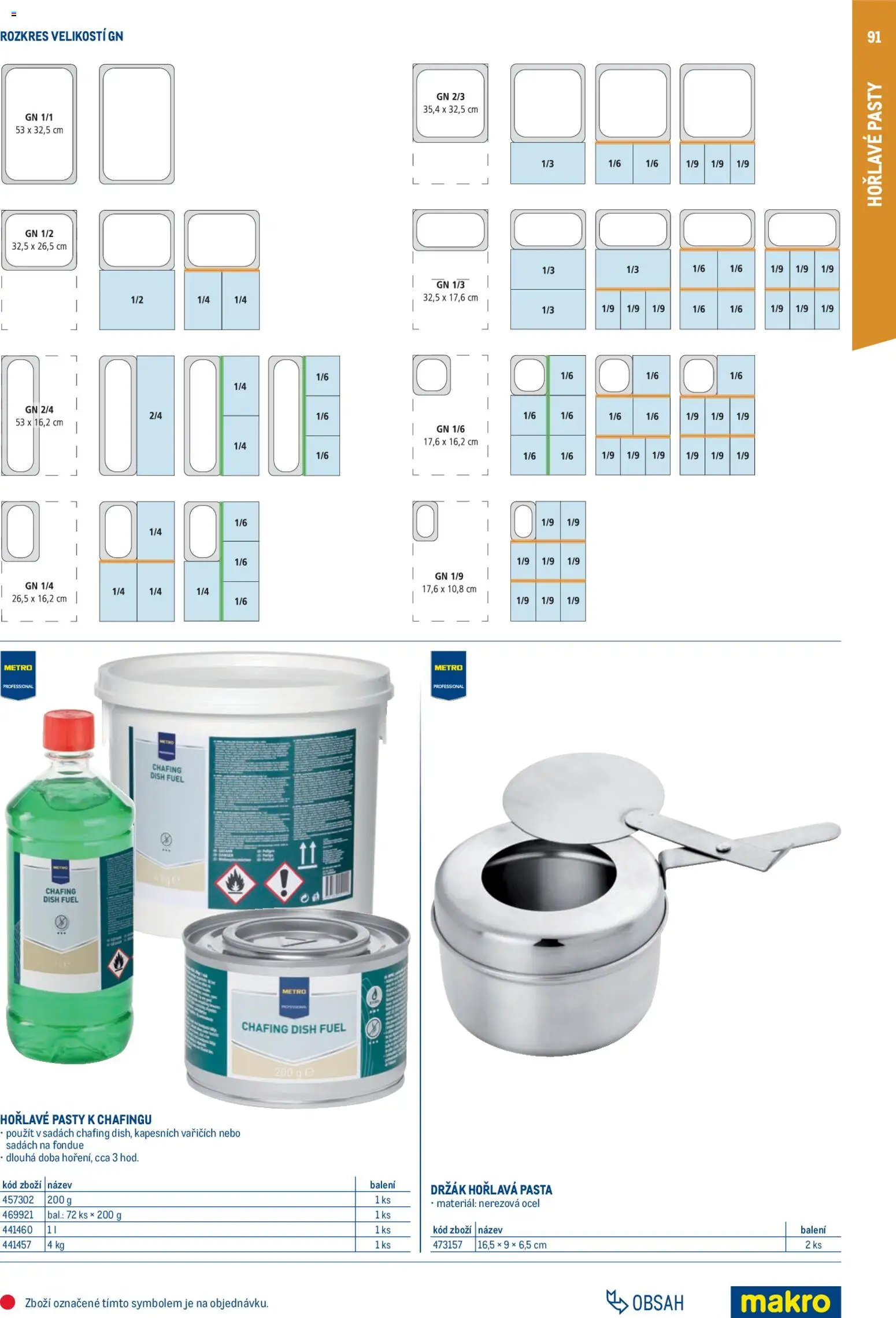 Makro leták - Gastro vybavení a zařízení od 01.02.2026 | Strana: 91 | Produkty: Fondue