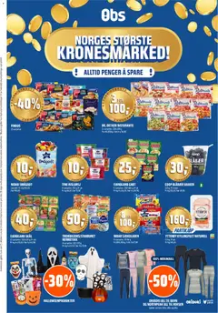 Forhåndsvisning av Coop Obs kundeavis gyldig fra 25/10/2026