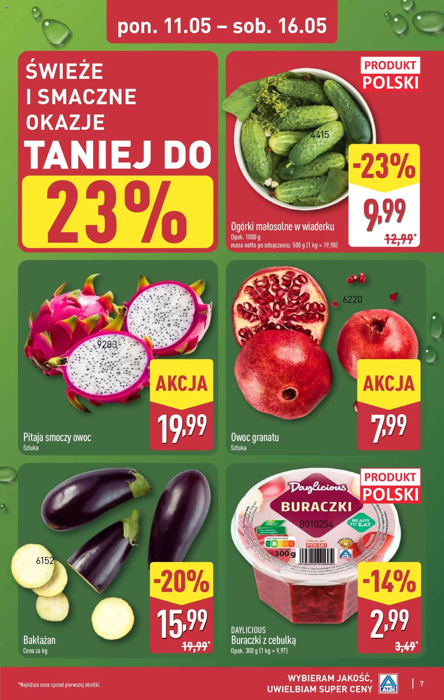 Aldi Polsko leták - Artykuły przemysłowe i tekstylia od 14.05.2026 | Strana: 7