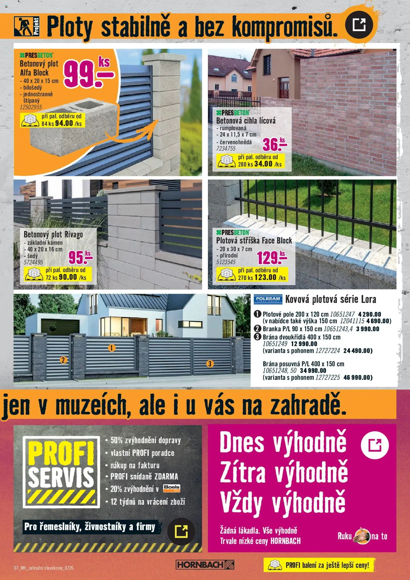 HORNBACH leták - Zahradní stavebniny od 08.07.2026 | Strana: 7