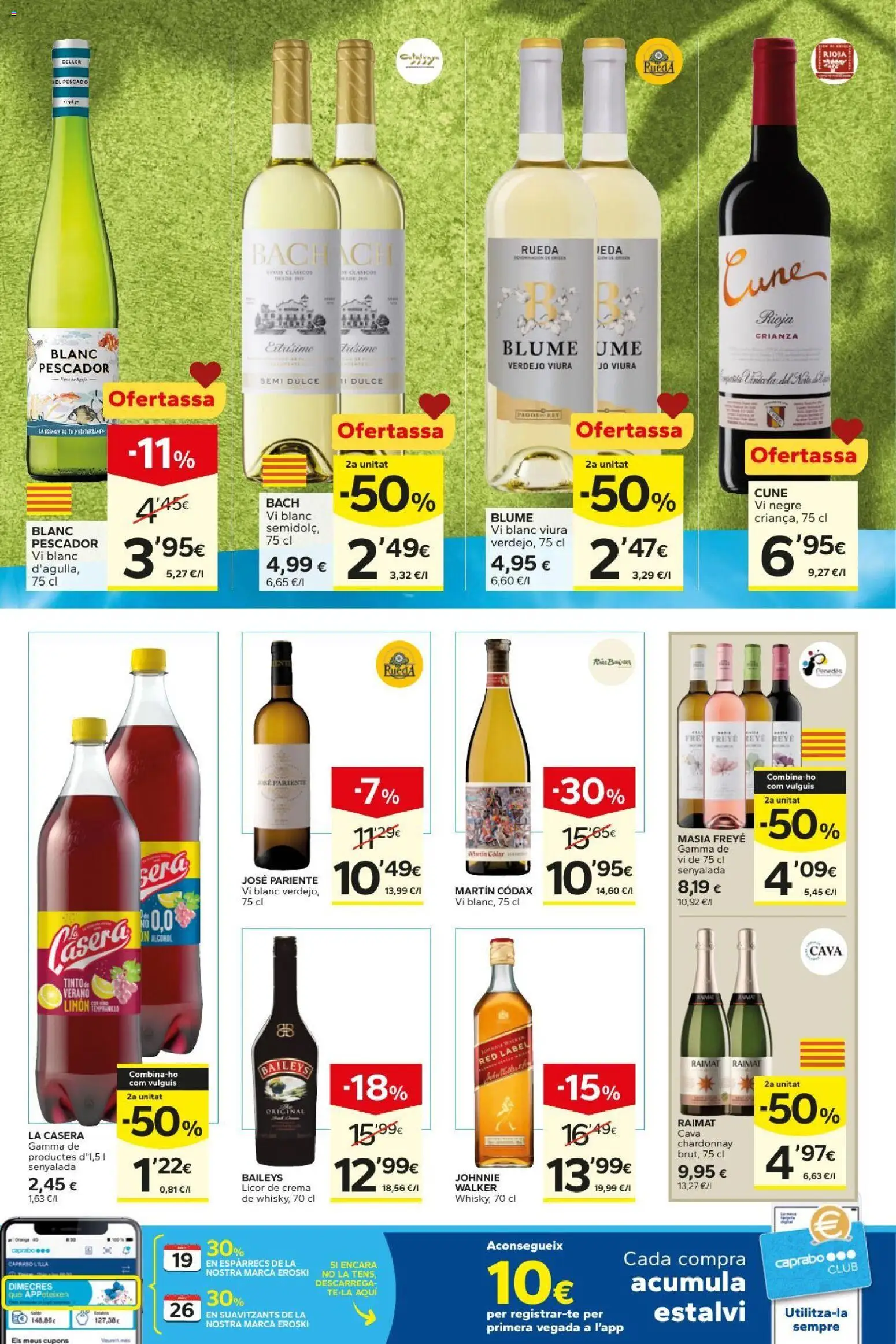 Caprabo folleto │ válido desde el 13/08/2026 | Página: 17 | Productos: Dulce, Limón, Crema, Alcohol