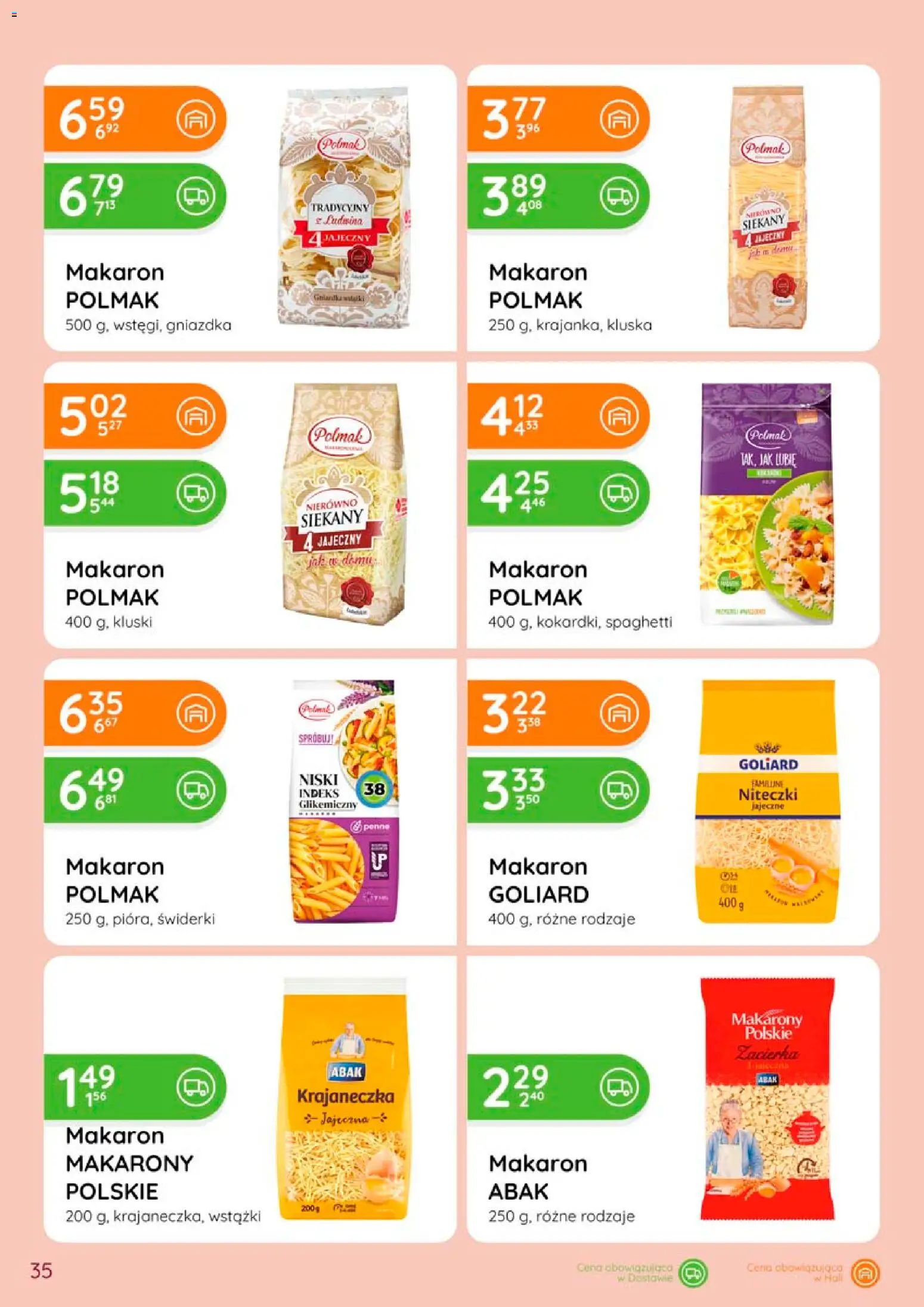 Eurocash gazetka od 28.05.2026 | Strona: 35 | Produkty: Penne, Makarony, Makaron